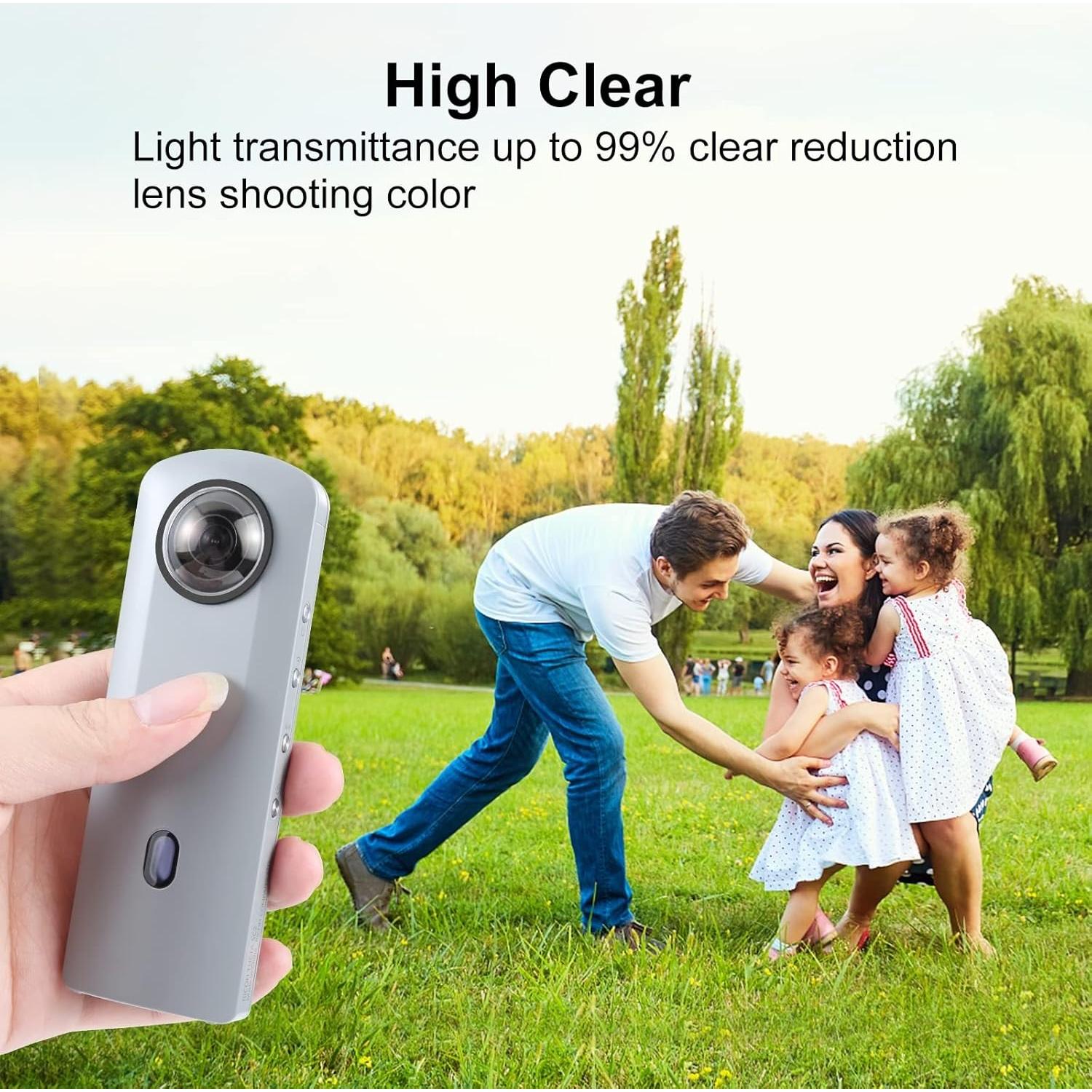 Kit Cubierta Protectora PULUZ para Lentes Ricoh Theta SC2/S/V