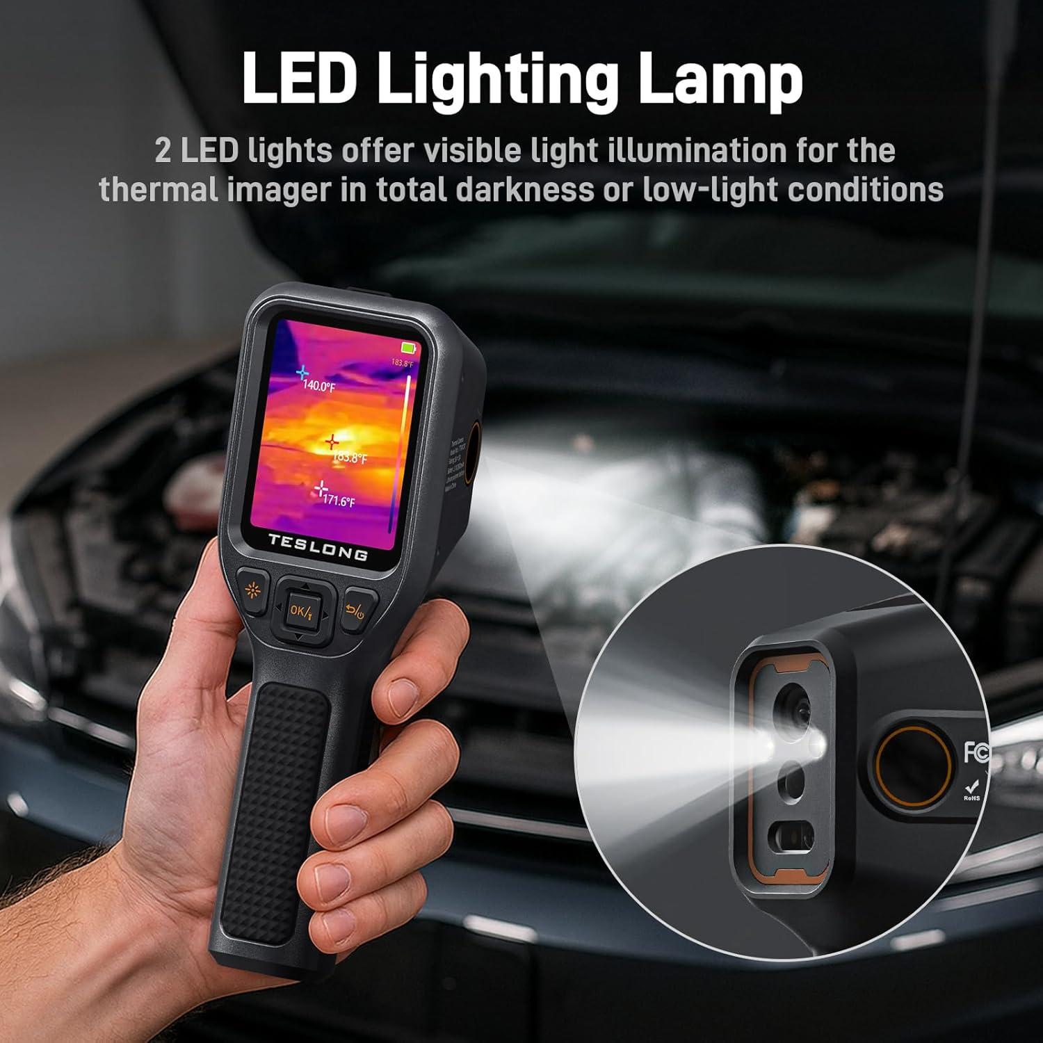 Cámara Térmica Teslong TTM260, 512x384, Pantalla 3.2"