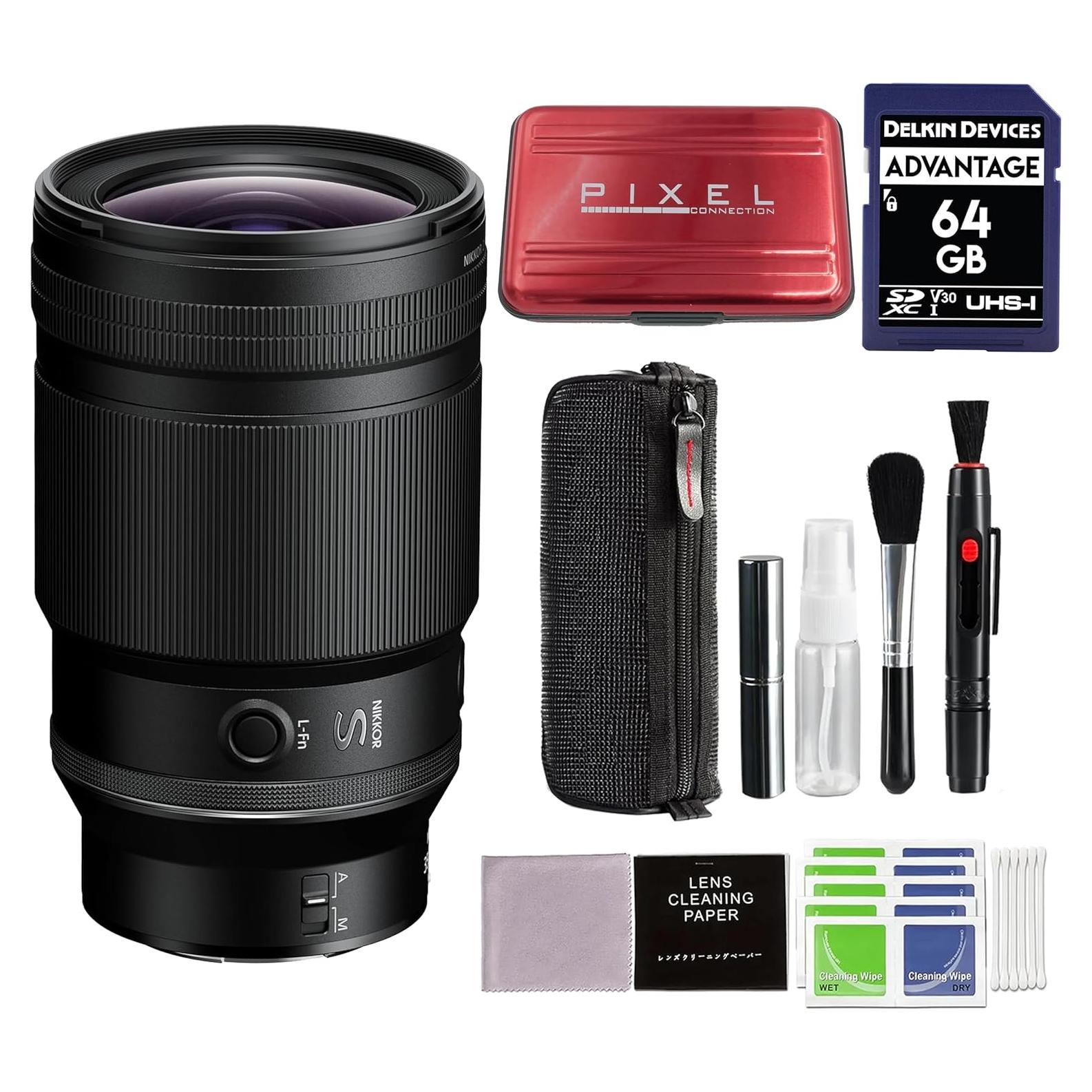 Lente Nikon Nikkor Z 35mm f/1.2 S con Accesorios y Paquete de Viaje