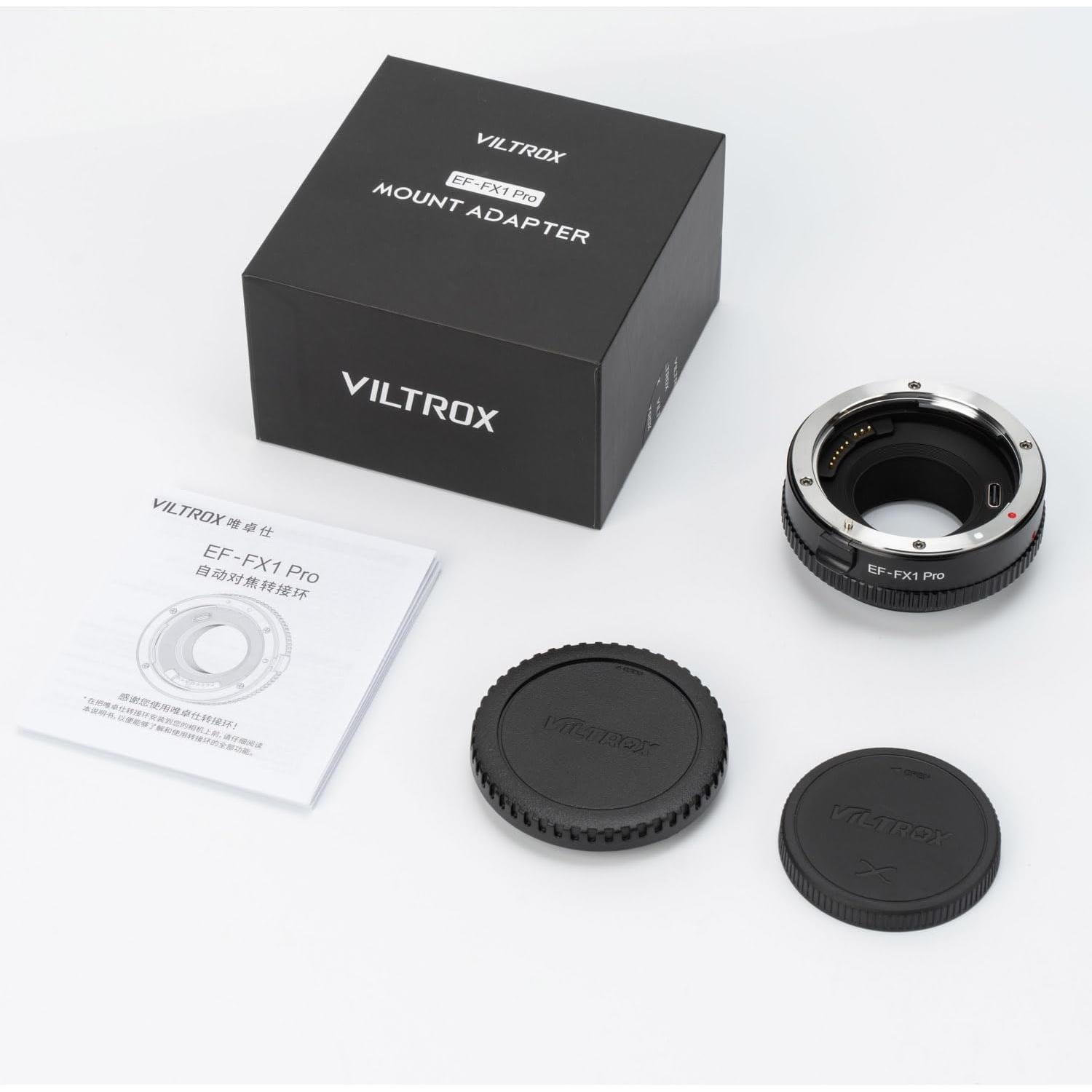 Adaptador de Montura VILTROX EF-FX1 Pro para Lentes Canon a Fuji