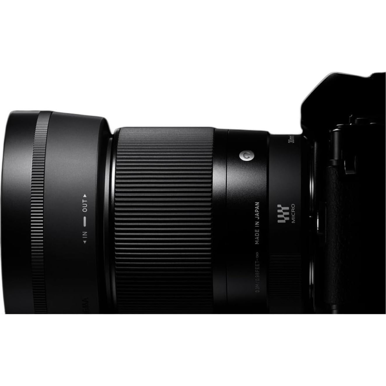 Lente Sigma 30mm f/1.4 DC DN Contemporánea Montura L + Software y Tarjeta 64GB