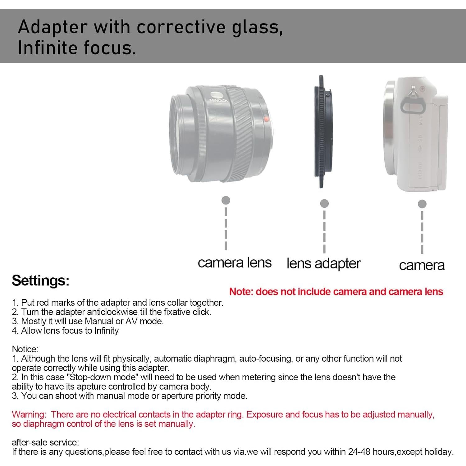 55mm to NEX Macro Lens Reverse Ring Compatible with for Sony A6500 A6300 A5100 A6000 A5000 A3000 A7RIII A9 A7III A7 A7s A7R A7II A7RII A7SII Camera,with 55mm Filter Thread Lens.Macro Shoot