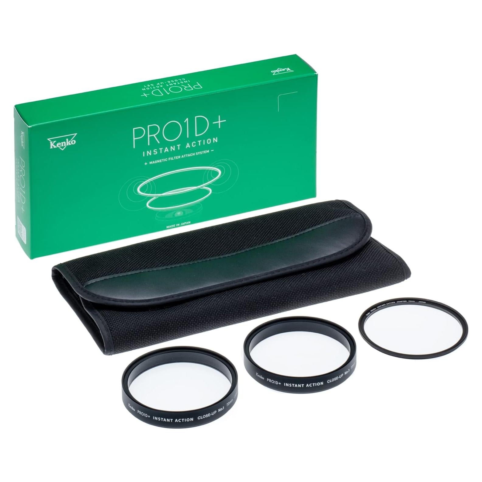 Filtro Magnético Kenko PRO1D+ 72mm Set Lente Macro No.1 y No.3