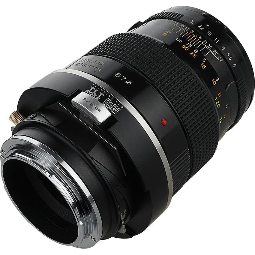 Adaptador Fotodiox TLT ROKR Tilt/Shift Bronica SQ a Canon EOS