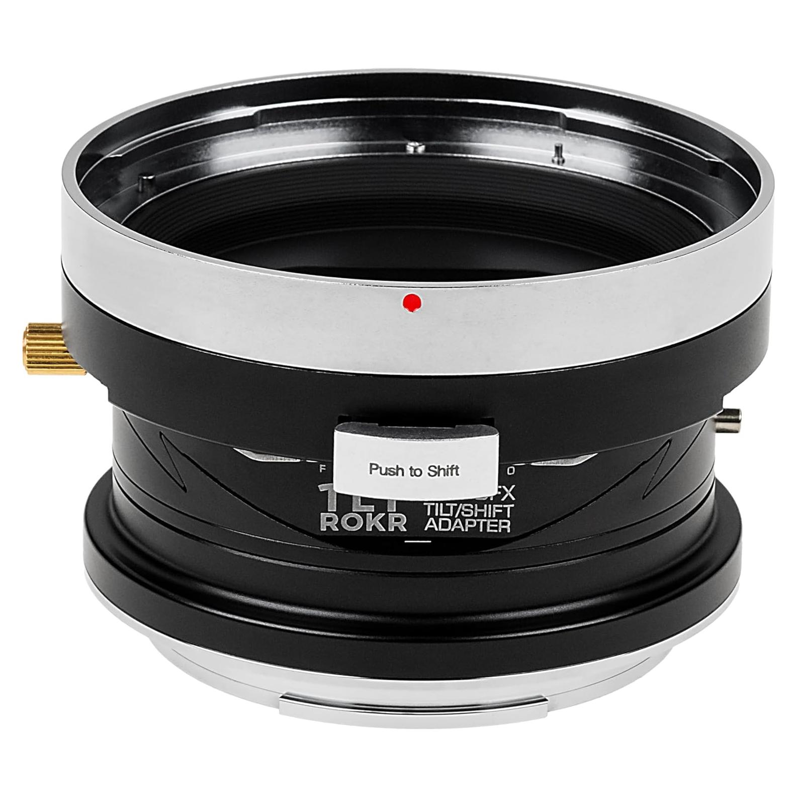 Adaptador Fotodiox Pro TLT ROKR para Lentes Bronica ETR a Fuji GFX