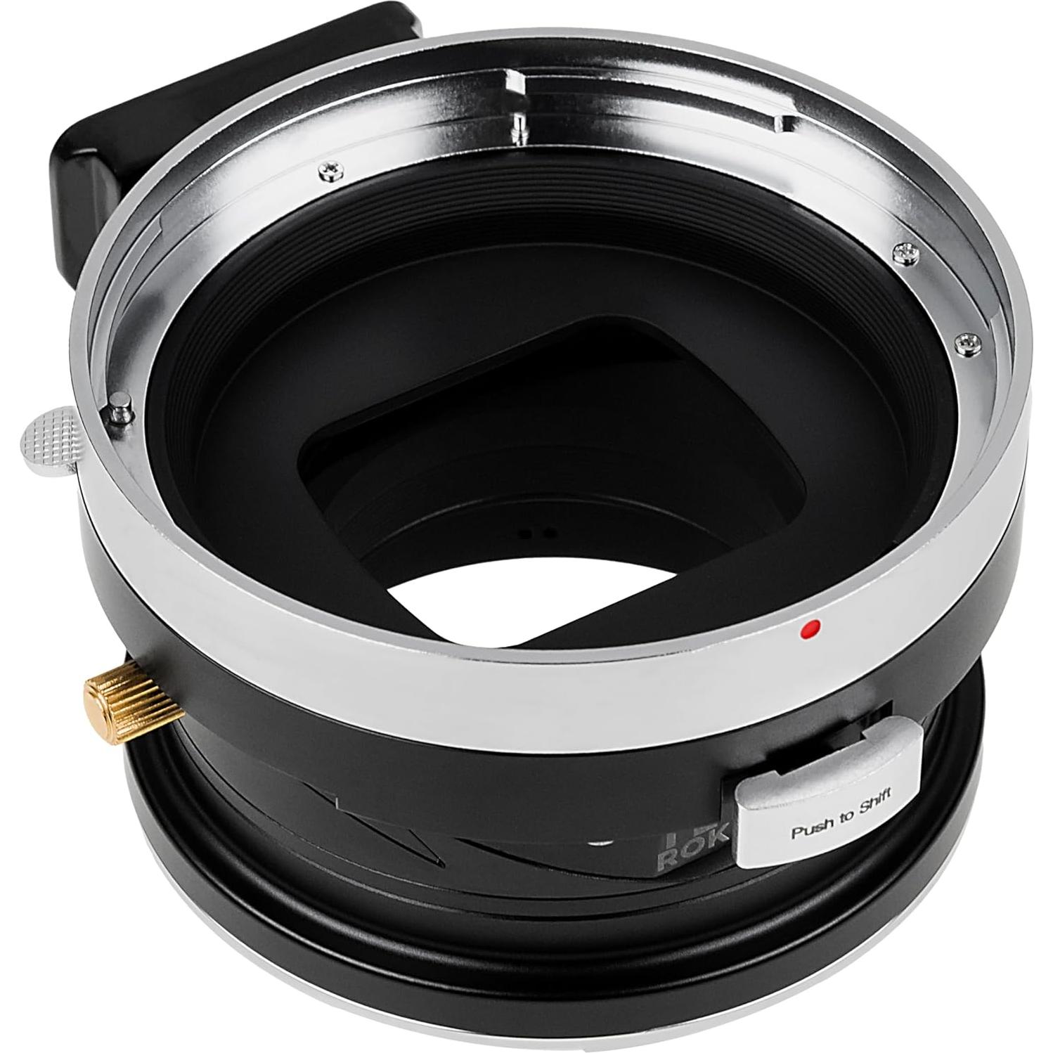 Adaptador Fotodiox Pro TLT ROKR para Lentes Bronica ETR a Fuji GFX