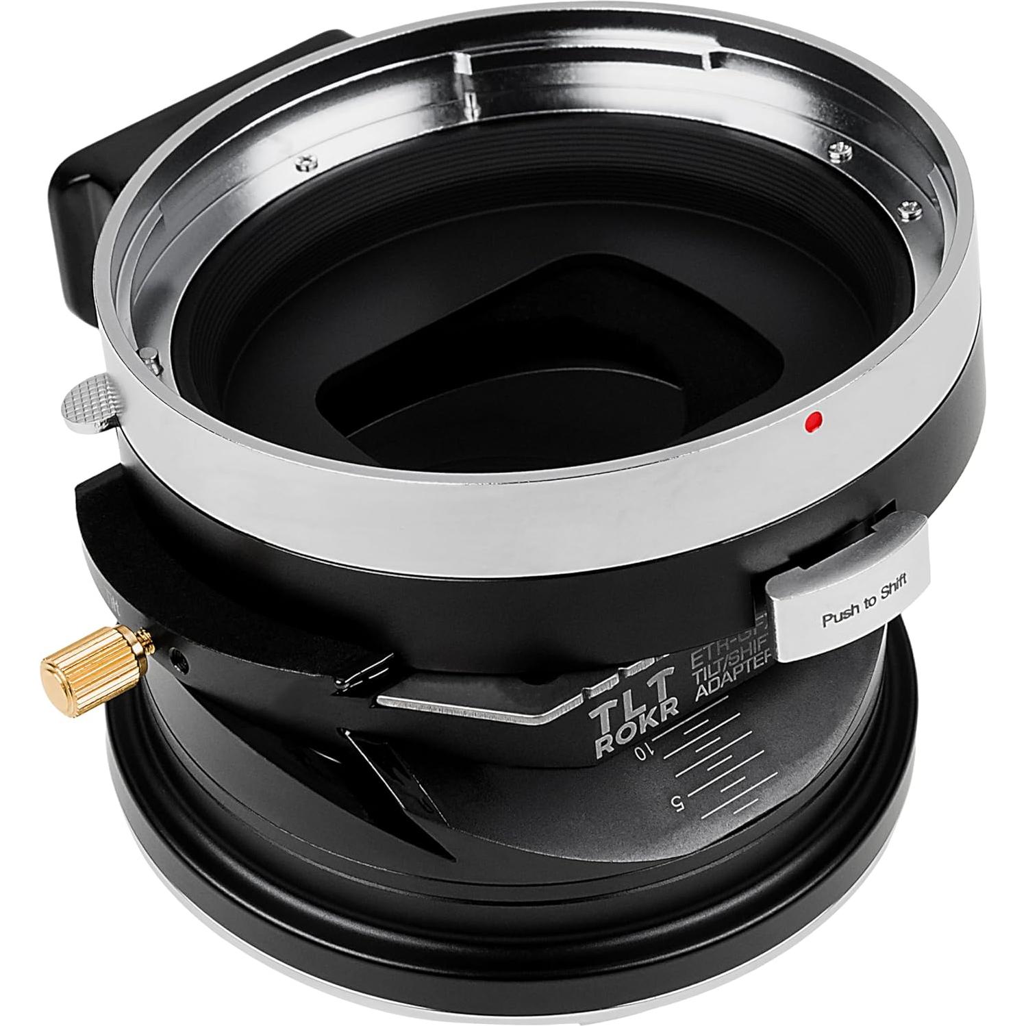 Adaptador Fotodiox Pro TLT ROKR para Lentes Bronica ETR a Fuji GFX