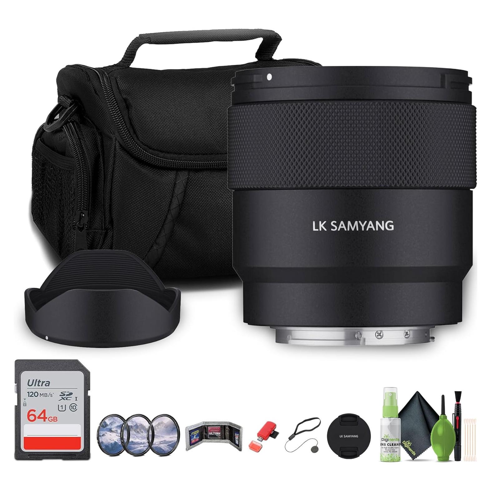 Lente Samyang AF 16mm f/2.8 P FE para Sony E + Accesorios
