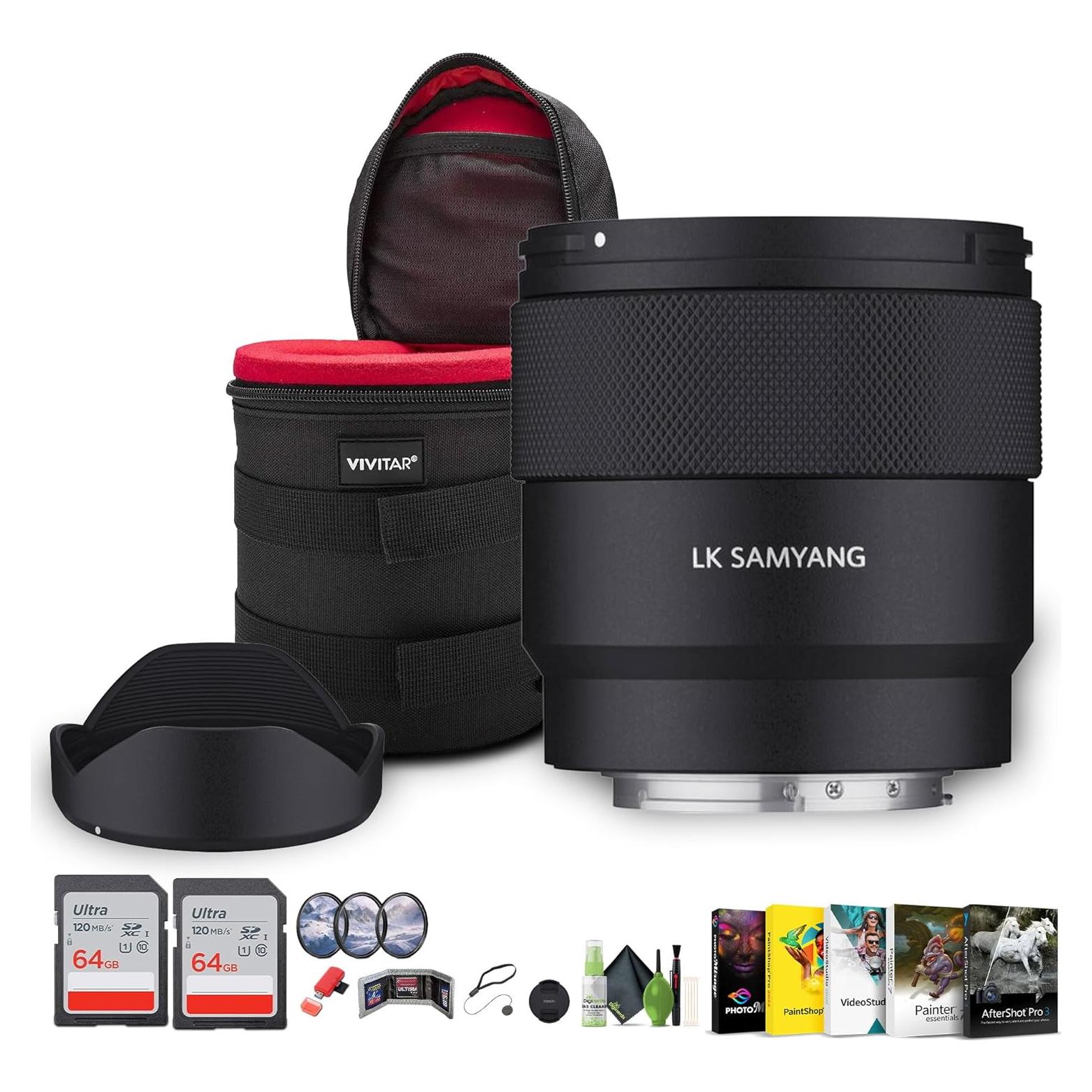 Lente Samyang AF 16mm f/2.8 P FE para Sony E + Accesorios