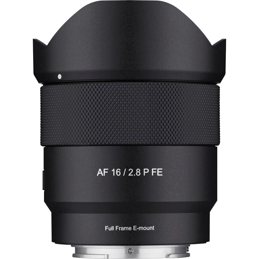 Lente Samyang AF 16mm f/2.8 P FE para Sony E + Accesorios