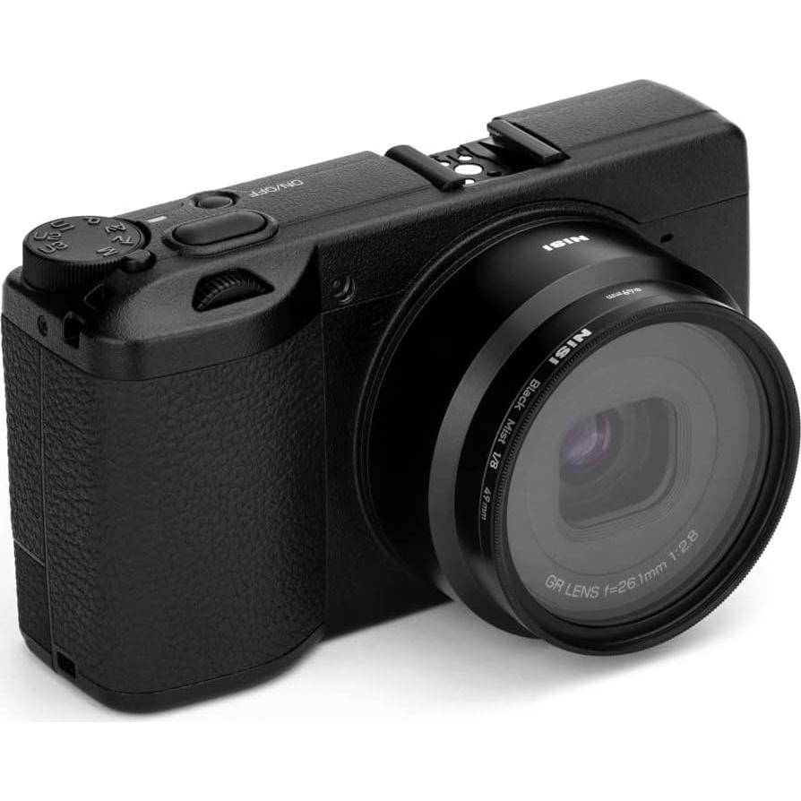 Kit de Filtro de Niebla Negra NiSi para Ricoh GR3x 49mm