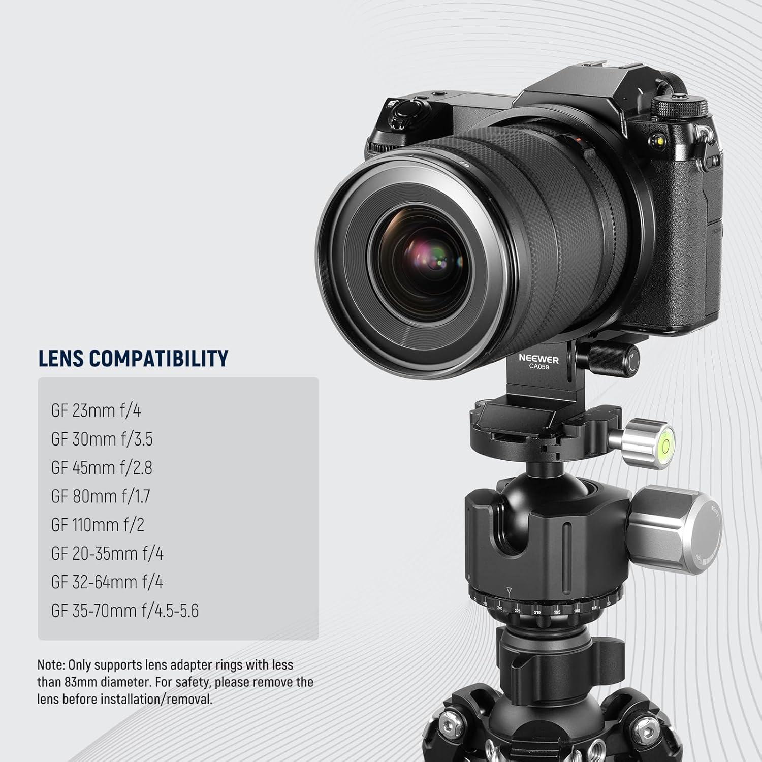 Placa de Montaje NEEWER CA059 para Fujifilm GFX 100S/50S II