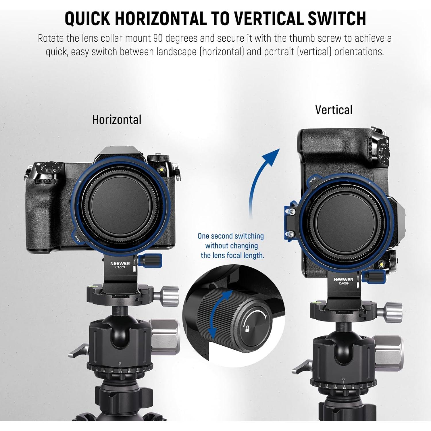 Placa de Montaje NEEWER CA059 para Fujifilm GFX 100S/50S II