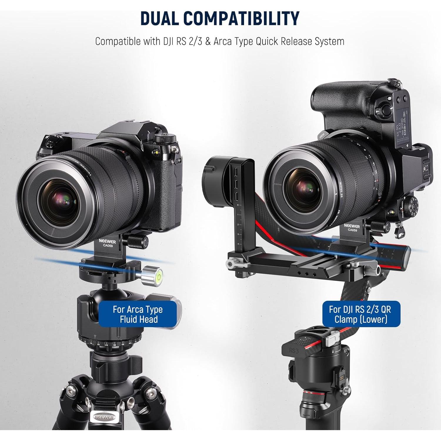 Placa de Montaje NEEWER CA059 para Fujifilm GFX 100S/50S II