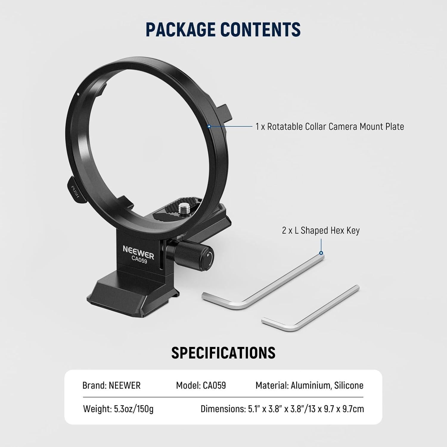 Placa de Montaje NEEWER CA059 para Fujifilm GFX 100S/50S II