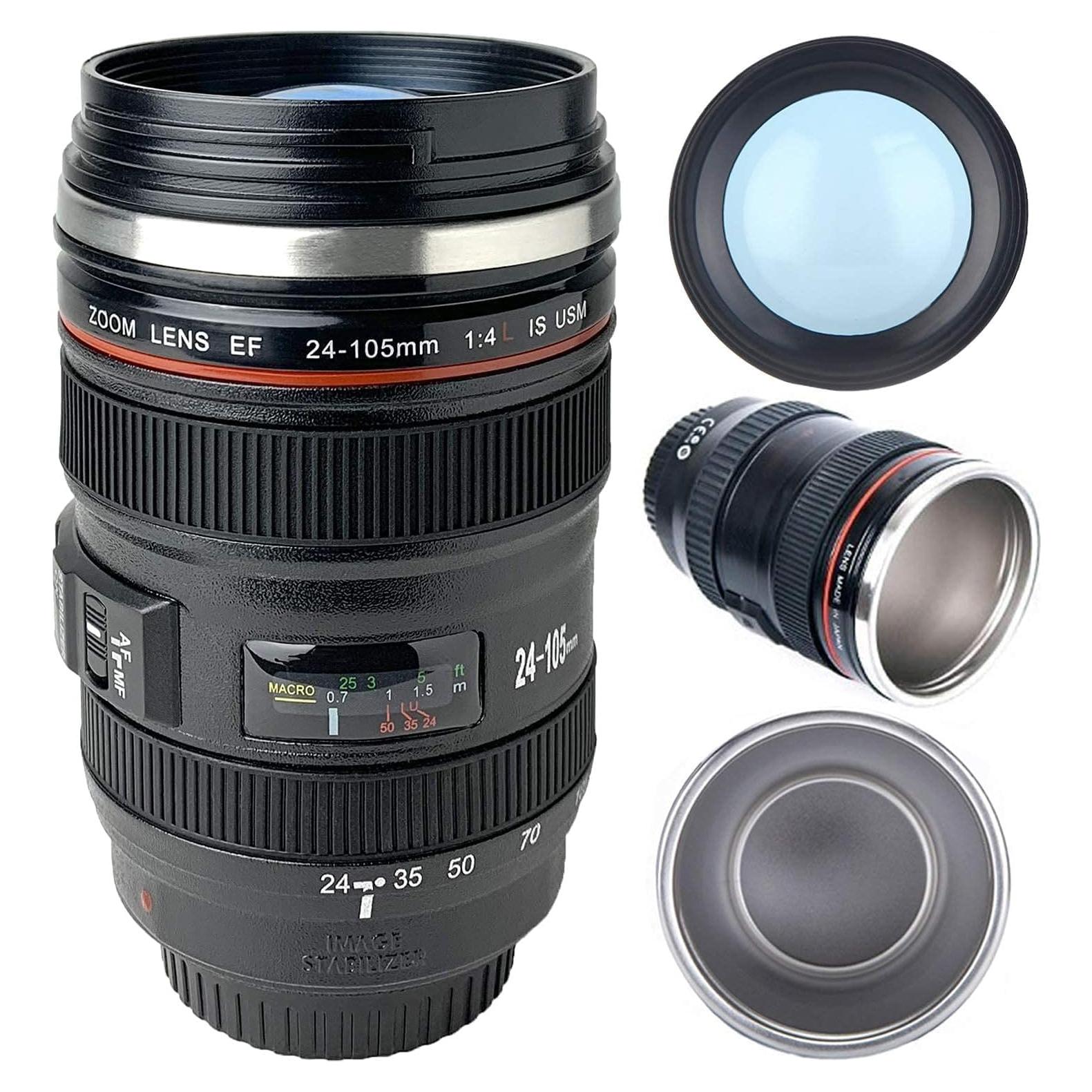 Taza de Lente de Cámara TMANGO 70-200 con Tapa Transparente