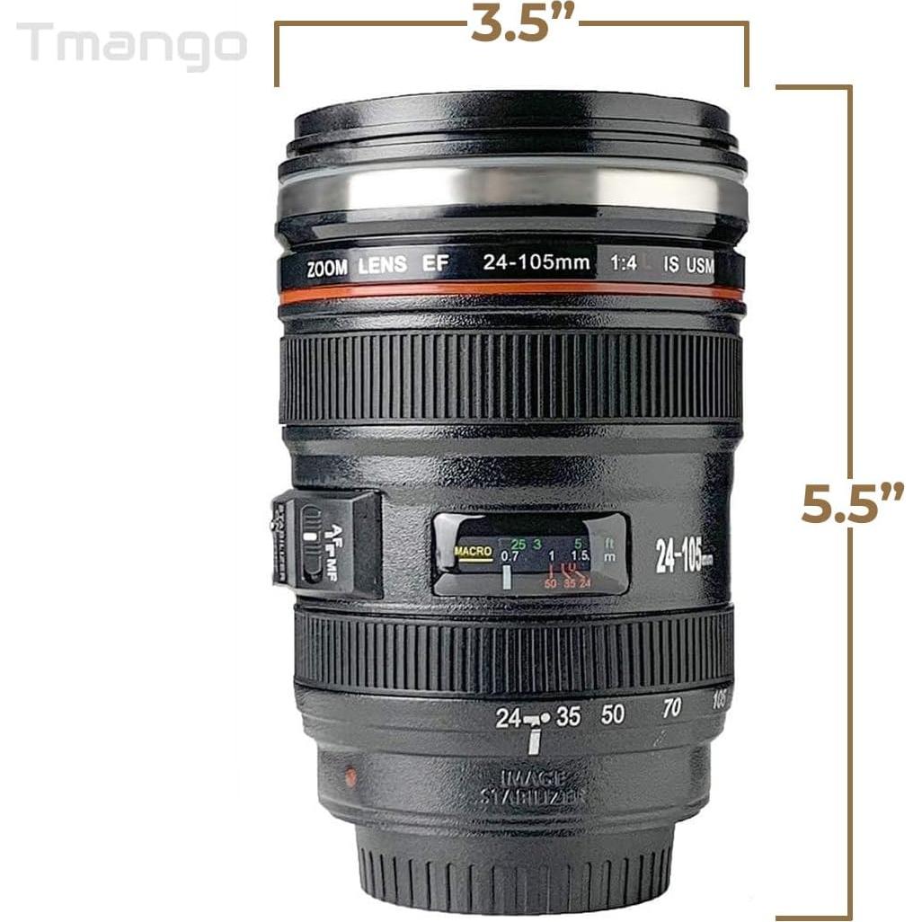 Taza de Lente de Cámara TMANGO 70-200 con Tapa Transparente