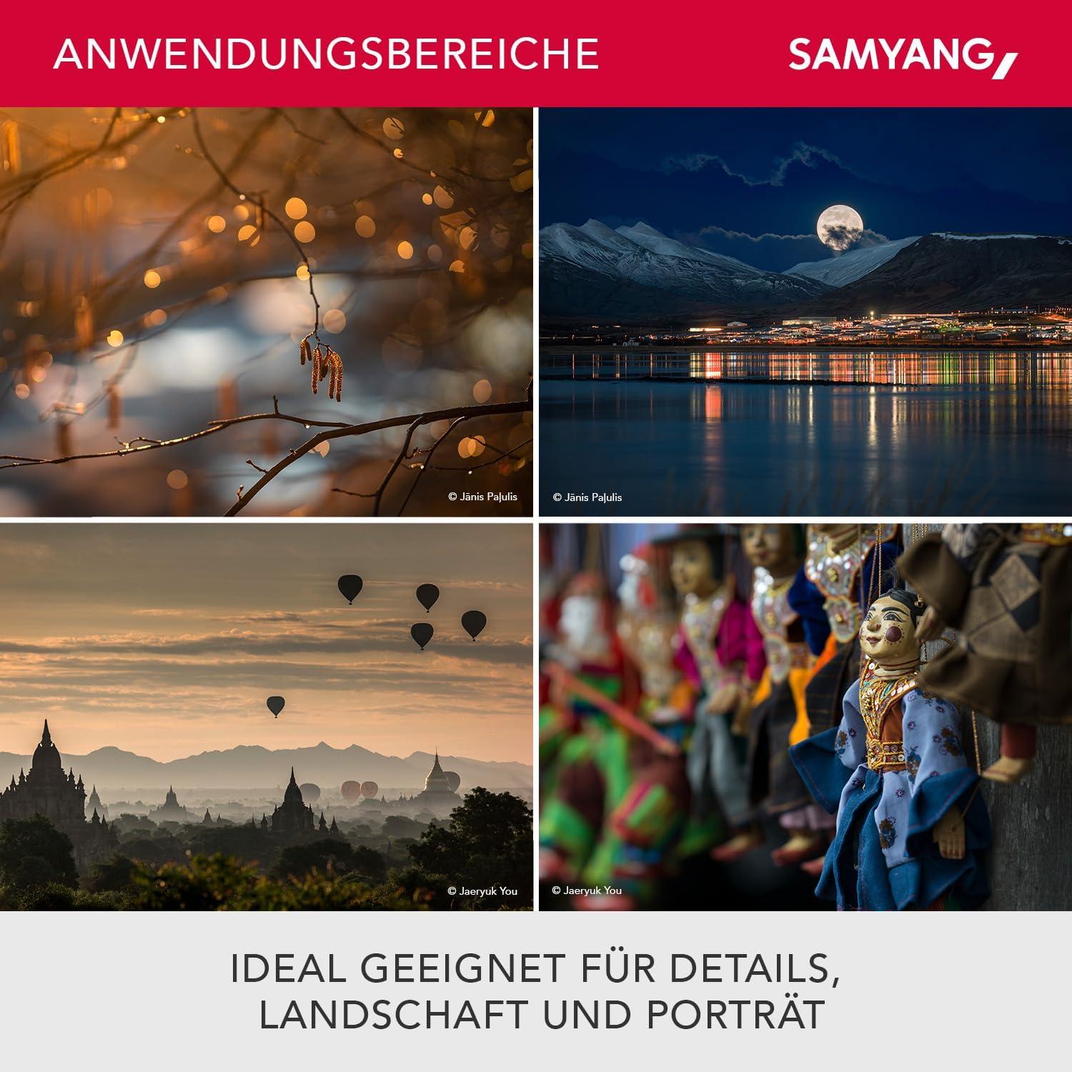 Lente Samyang 135 mm F2.0 Manual para Sony E - Teleobjetivo