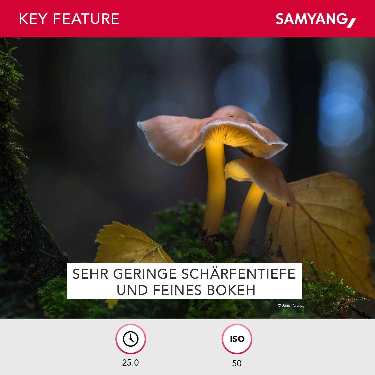 Lente Samyang 135 mm F2.0 Manual para Sony E - Teleobjetivo