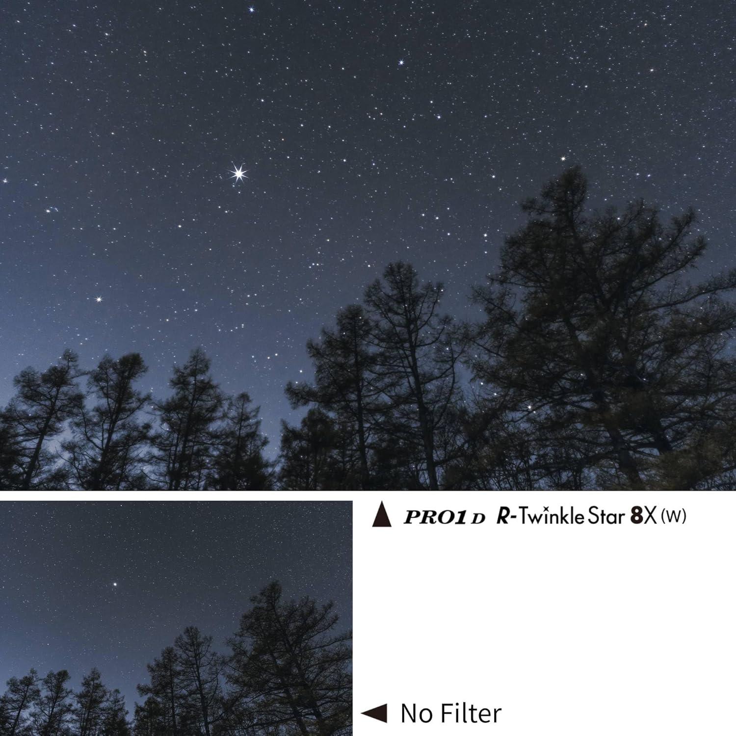 Filtro Cruzado Kenko PRO1D R-Twinkle Star 8-Linea 62mm