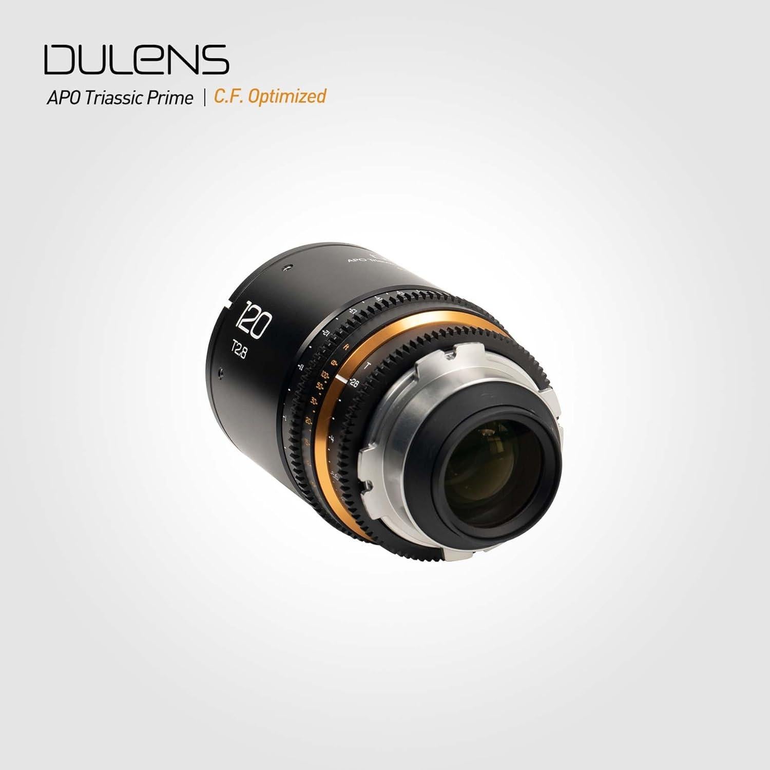 Lente Cine DULENS APO Triassic Prime T2.8 120mm Enfoque Manual