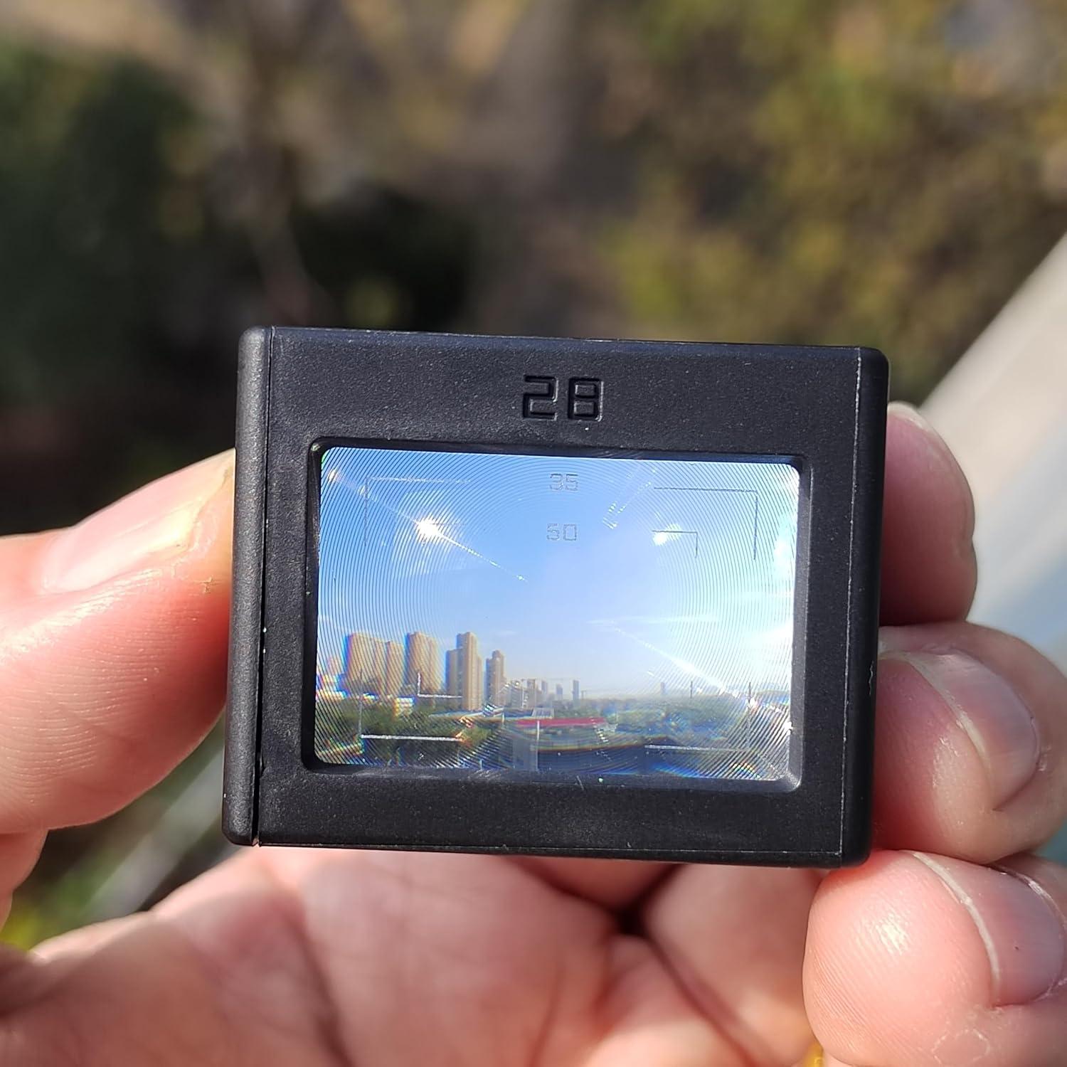 Visor óptico de nivel de cintura XuanLens 28mm para cámaras