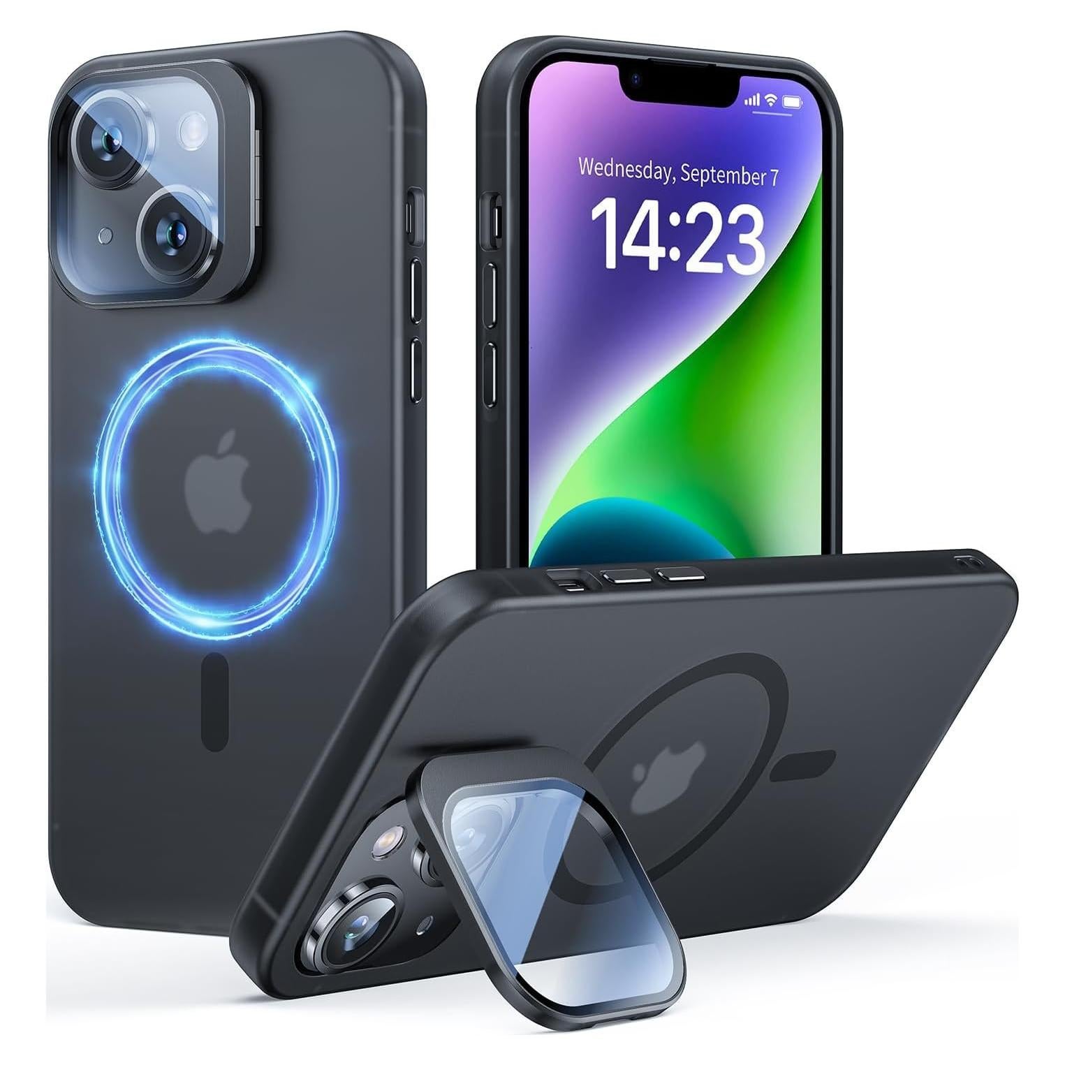 Funda para iPhone 13/14 Genérico con Soporte y Protección Militar