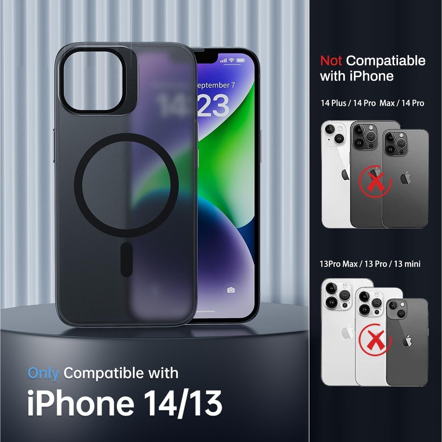 Funda para iPhone 13/14 Genérico con Soporte y Protección Militar