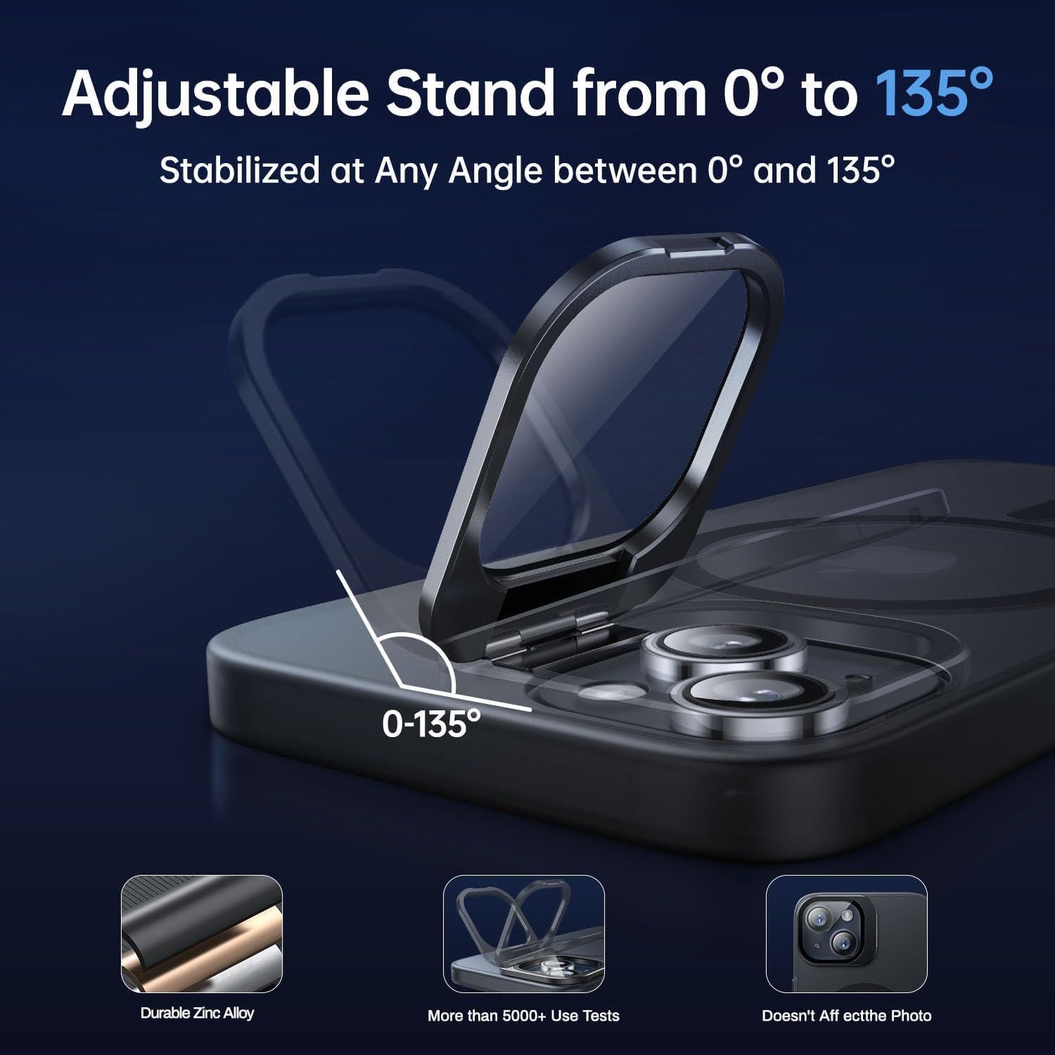 Funda para iPhone 13/14 Genérico con Soporte y Protección Militar