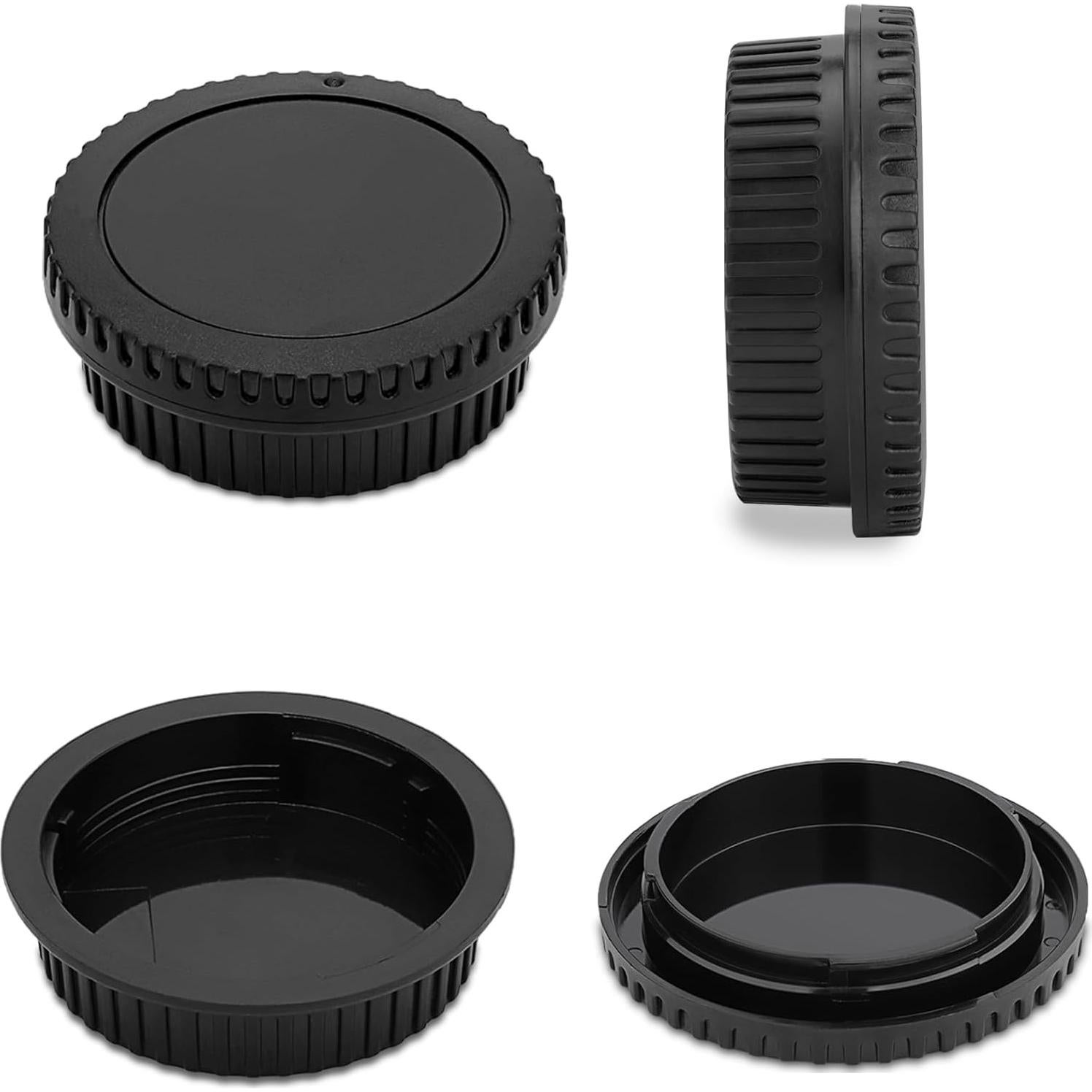 Kit de tapas para cámara Canon EF y EF-S - ABS Negro