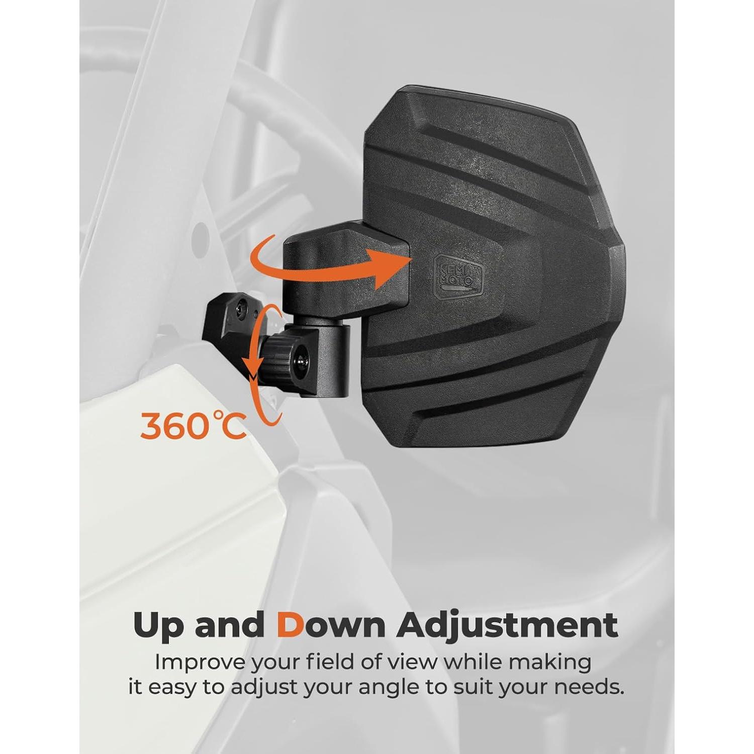 Espejos Laterales KEMIMOTO para UTV Can-Am Defender 2016-2025