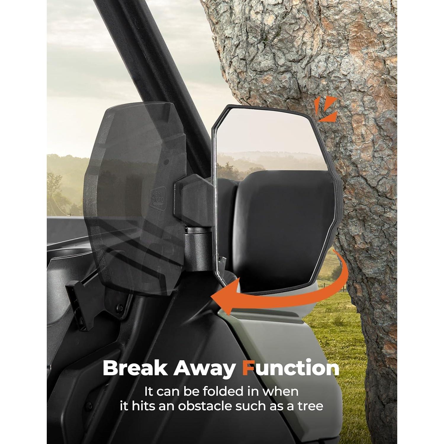 Espejos Laterales KEMIMOTO para UTV Can-Am Defender 2016-2025