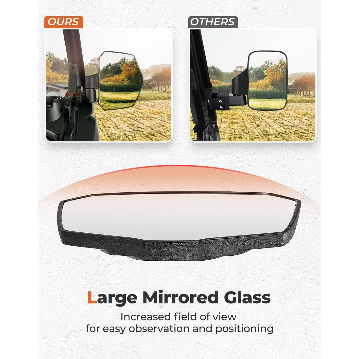 Espejos Laterales KEMIMOTO para UTV Can-Am Defender 2016-2025