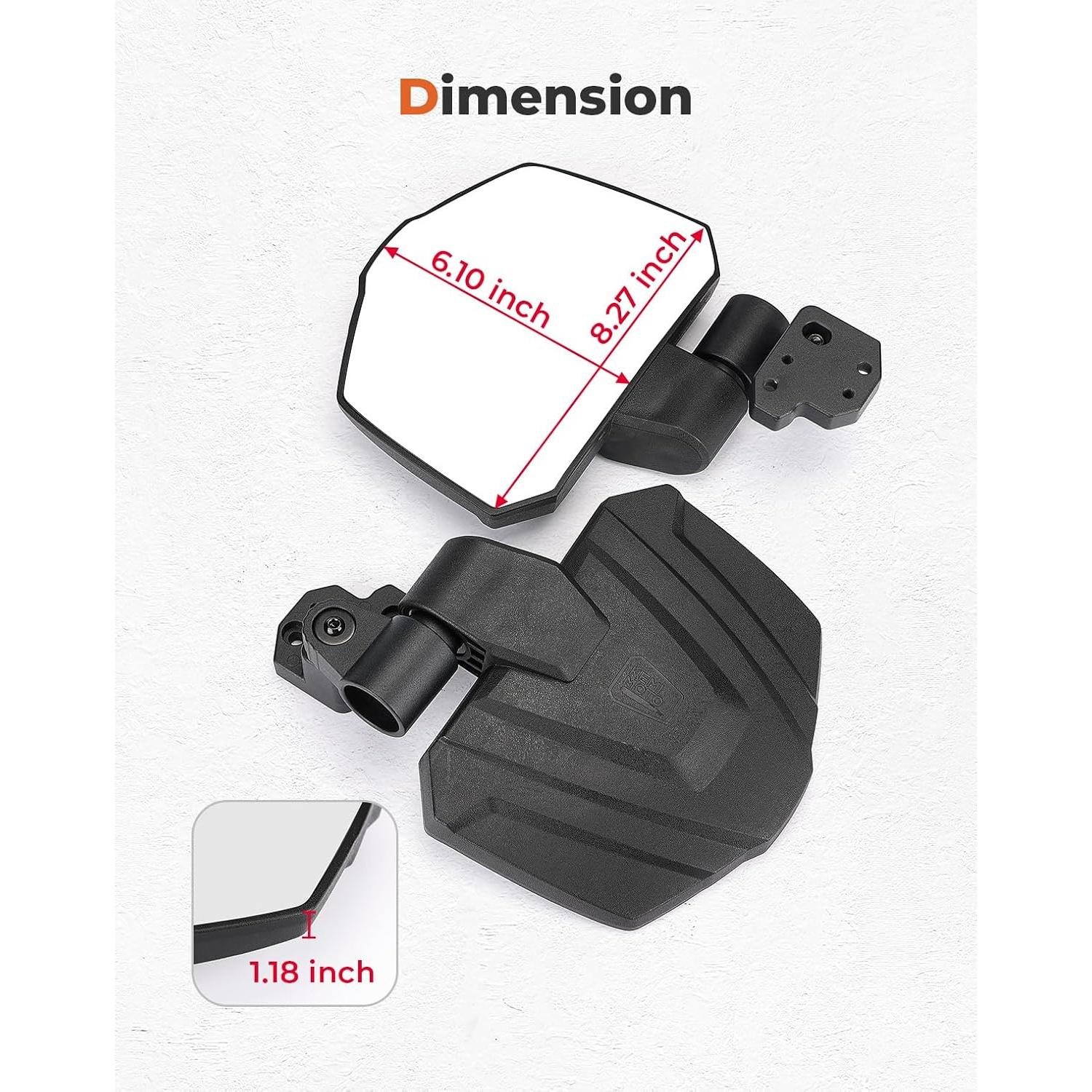 Espejos Laterales KEMIMOTO para UTV Can-Am Defender 2016-2025