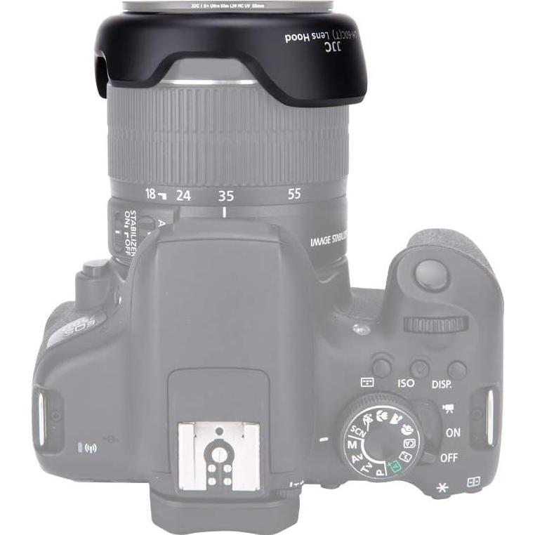 Capucha de Lente JJC EW-60C para Canon EF-S 18-55mm