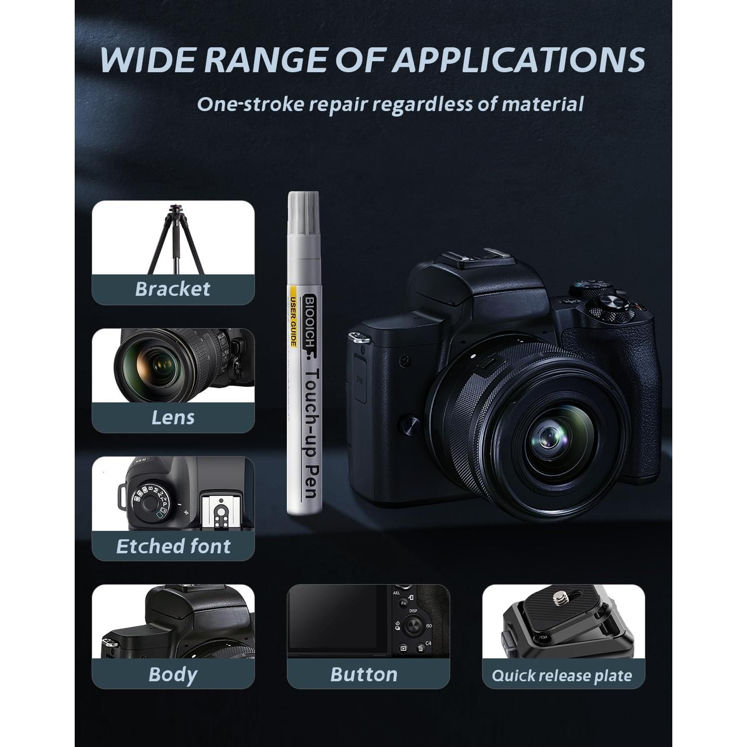 Bolígrafo de Pintura para Toques de Cámara BIOOICH Negro