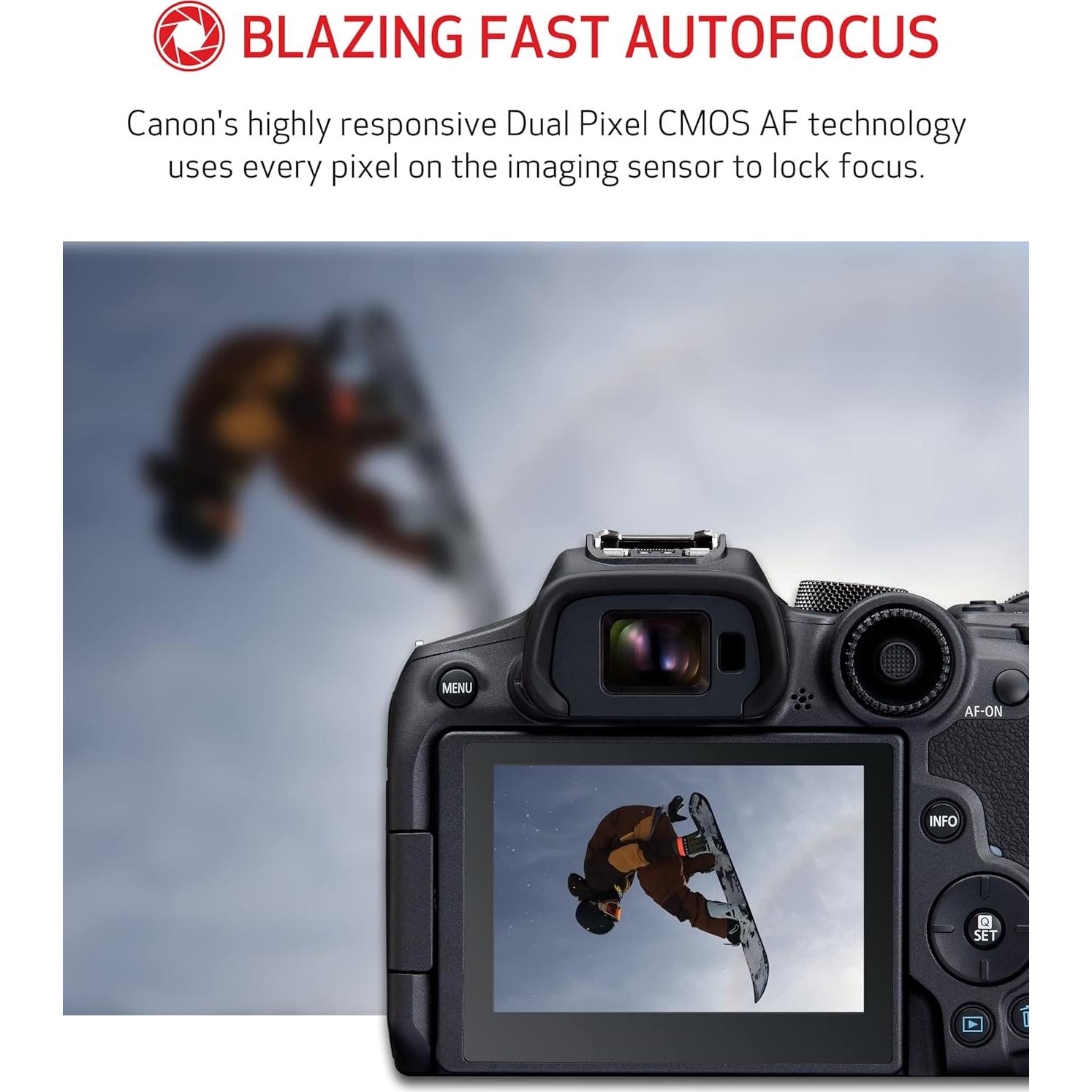 Cámara sin Espejo Canon EOS R7 con Lente RF-S 18-150mm