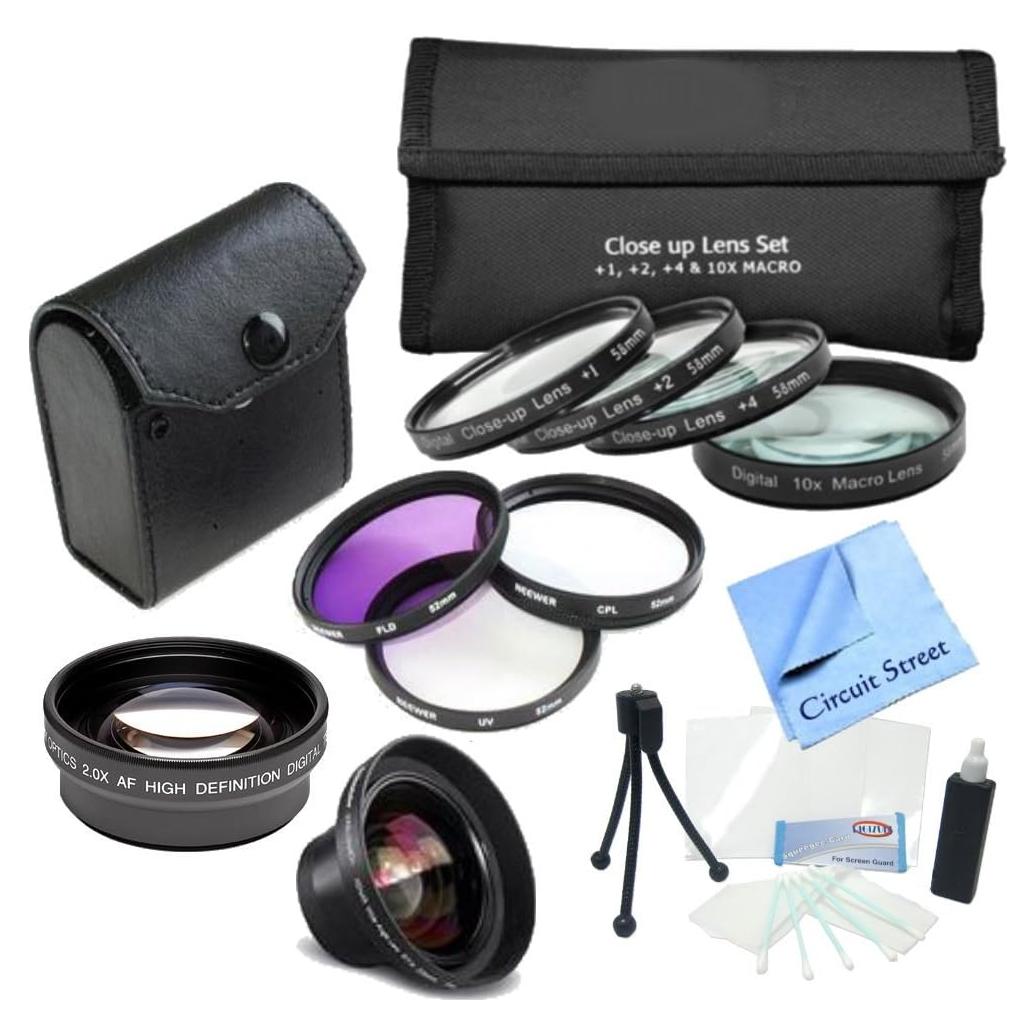 Kit de Lentes 72mm para Cámaras DSLR Nikon D7000 D7100
