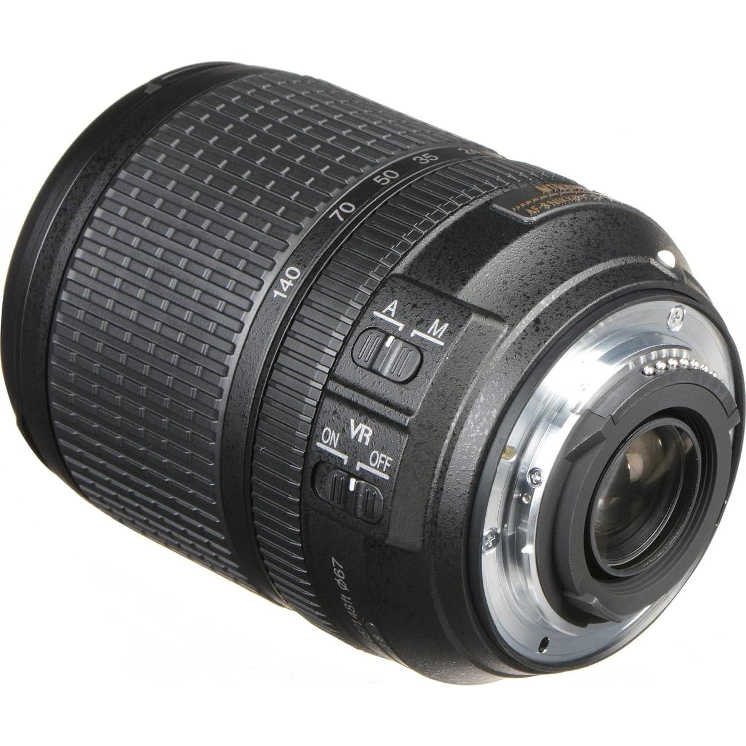 Cámara DSLR Nikon D7500 + Lente 18-140mm + Accesorios