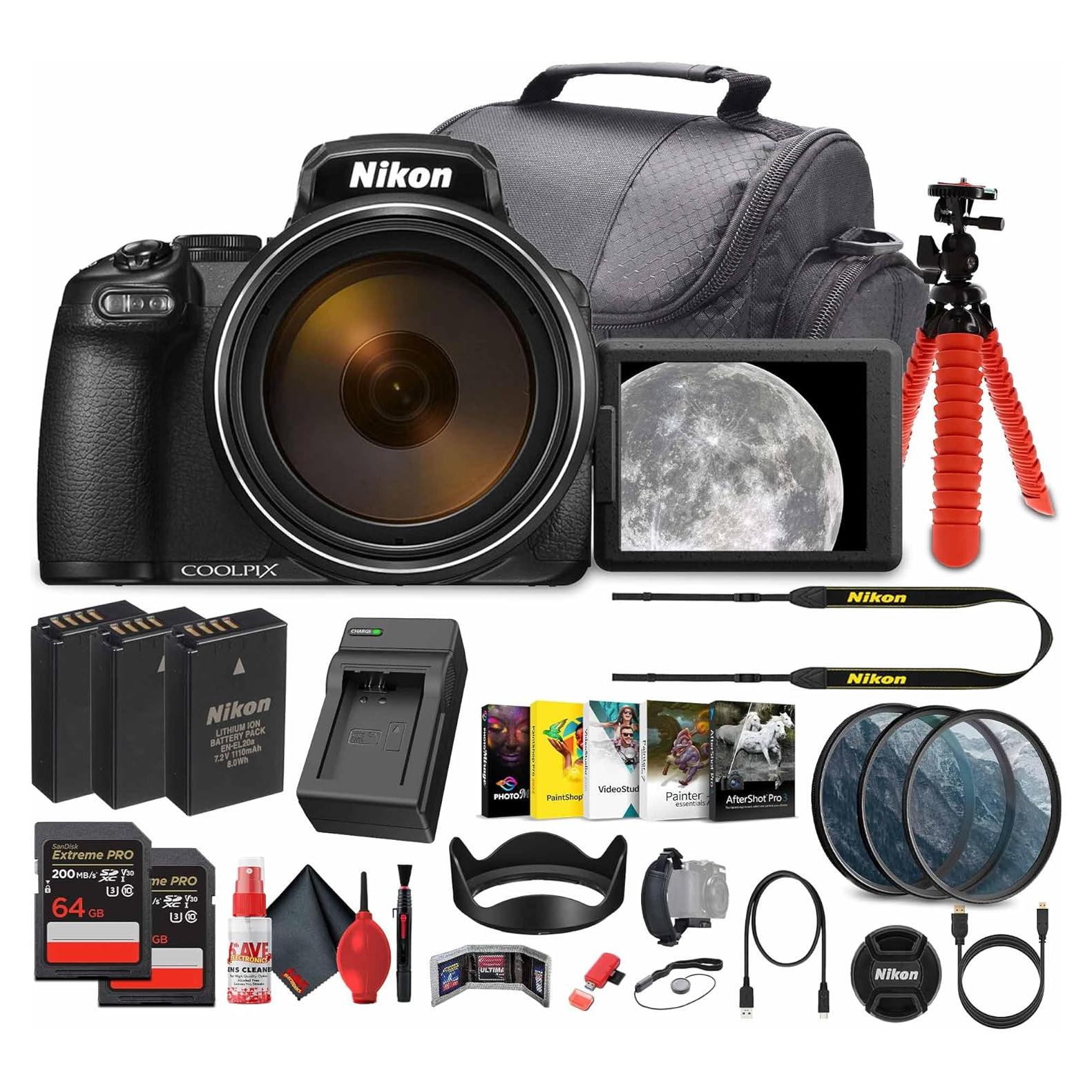 Cámara Digital Nikon COOLPIX P1100 125x Zoom 16MP 4K UHD