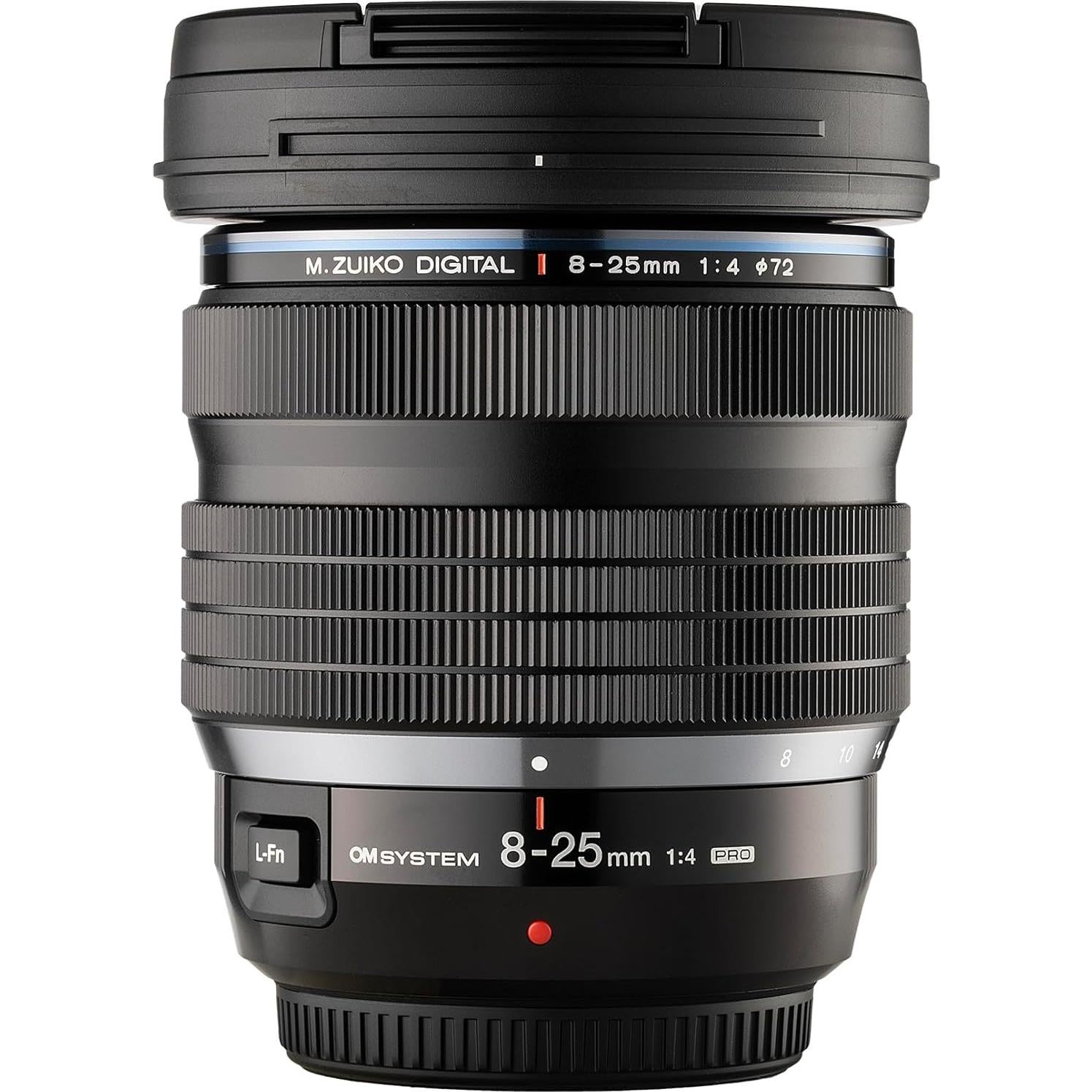 Lente Olympus M.Zuiko Digital ED 8-25mm f/4 PRO + Accesorios