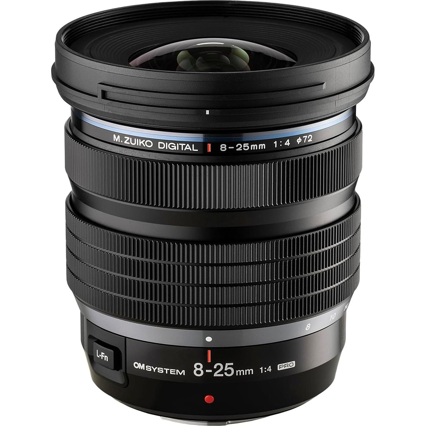 Lente Olympus M.Zuiko Digital ED 8-25mm f/4 PRO + Accesorios
