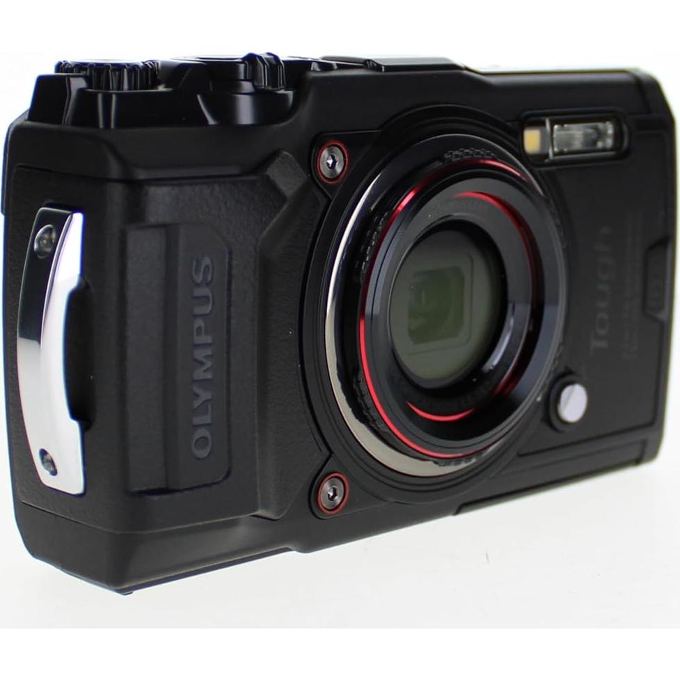 Cámara Digital Olympus Tough TG-6 Negra 12MP 4K + Accesorios