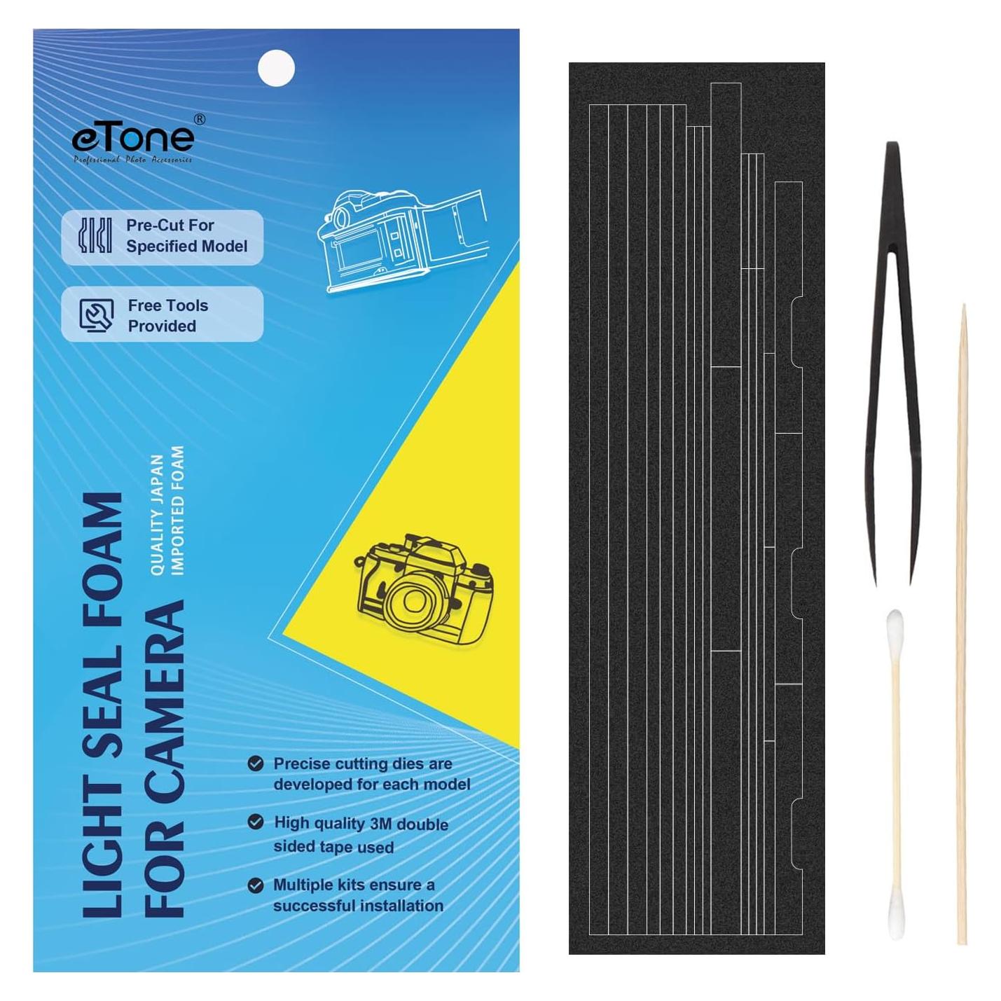 Kit de esponjas de sellado eTone para cámaras Pentax K1000