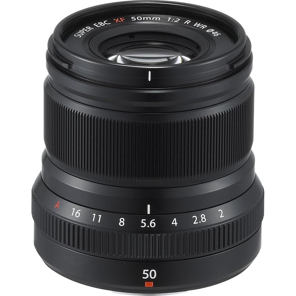 Lente Fujifilm XF 50mm f/2 R WR + Filtro 46mm + Kit Limpieza