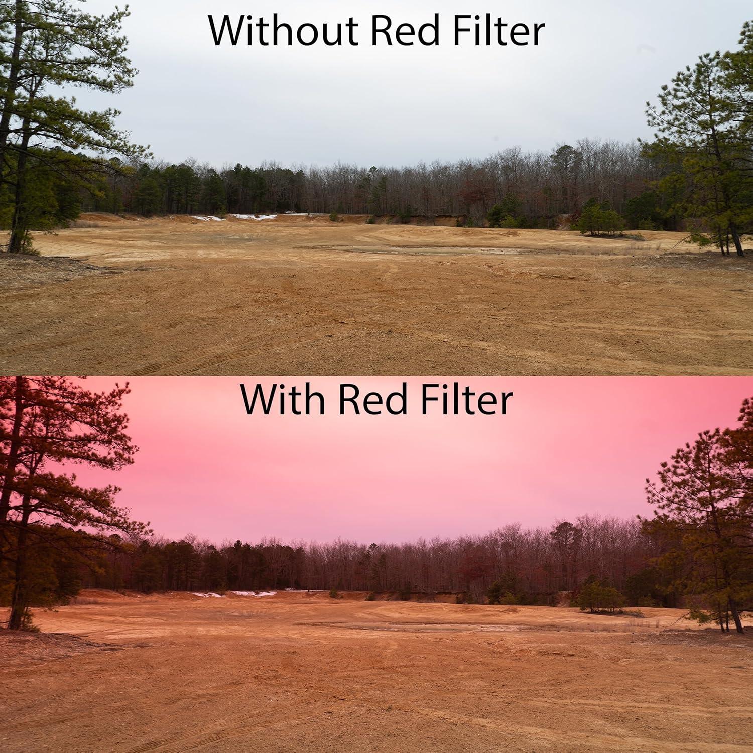 Kit de Filtros de Color Gradual 72mm 6 Piezas iSnapPhoto