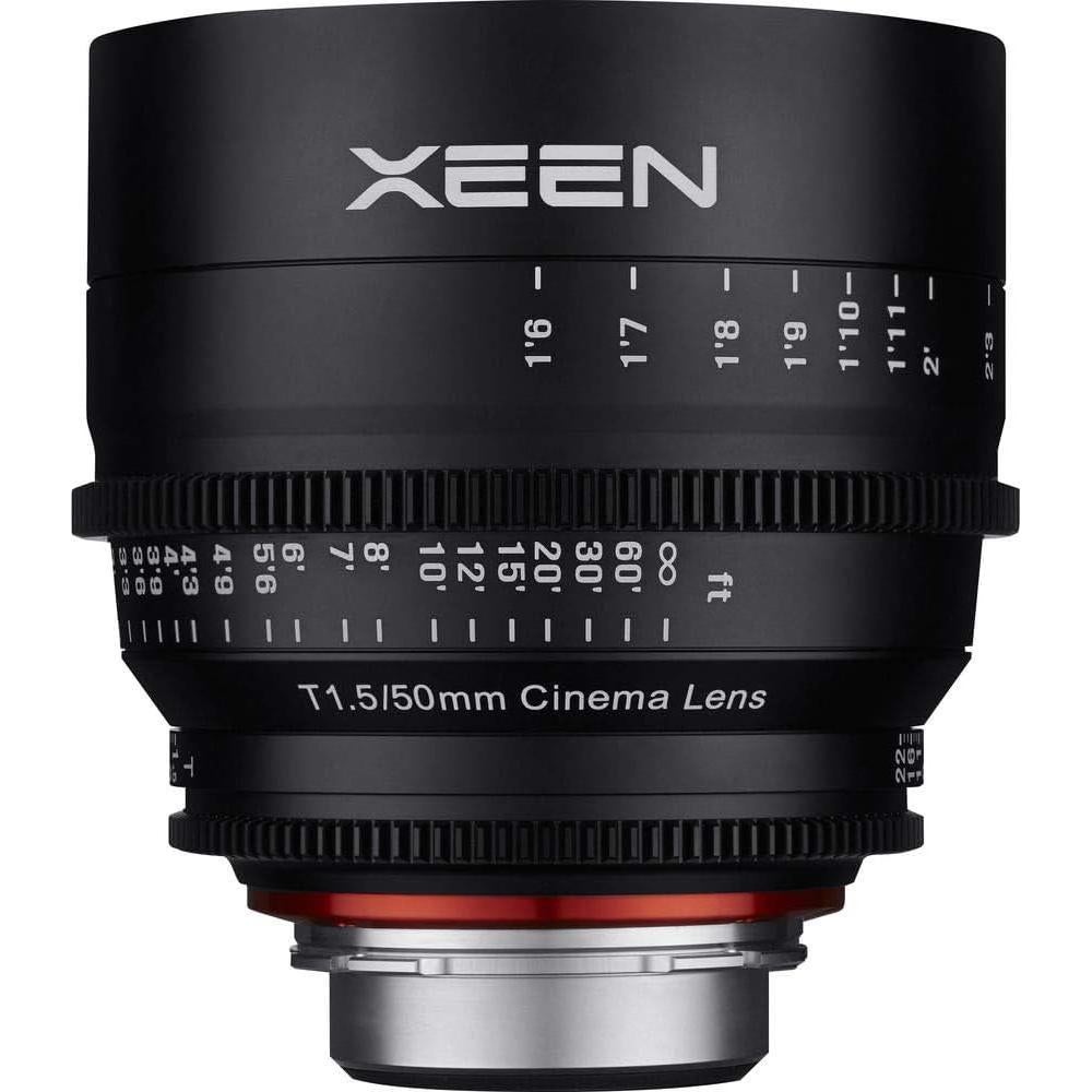 Lente Rokinon Xeen 50mm T1.5 PL + Kit de Limpieza Deluxe