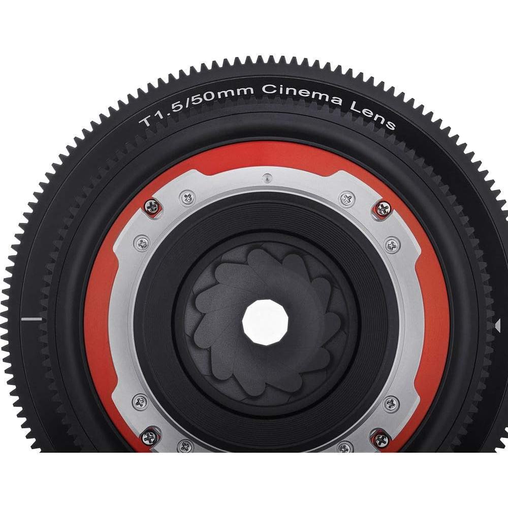 Lente Rokinon Xeen 50mm T1.5 PL + Kit de Limpieza Deluxe