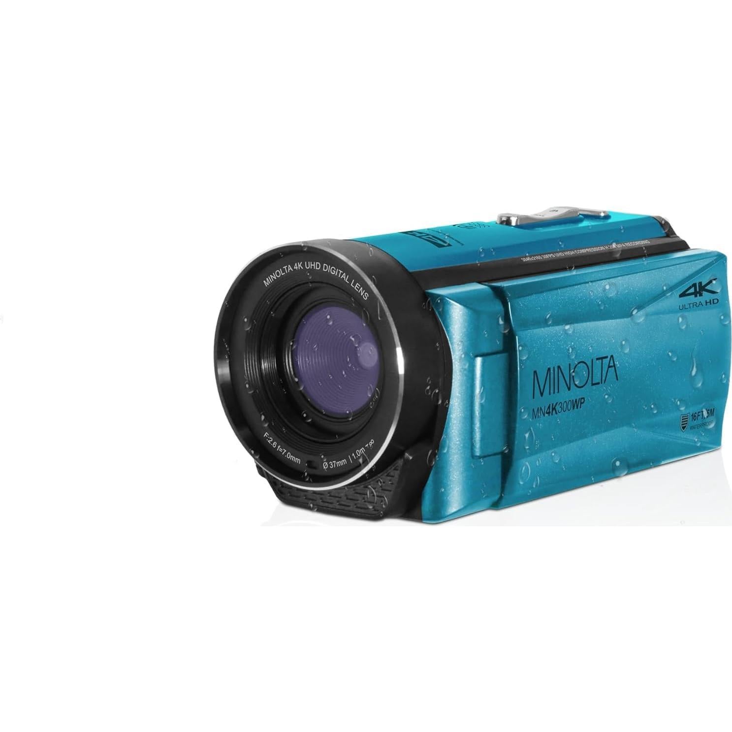 Minolta MN4K300WP Camcorder 4K Ultra HD 56MP A Prueba de Agua