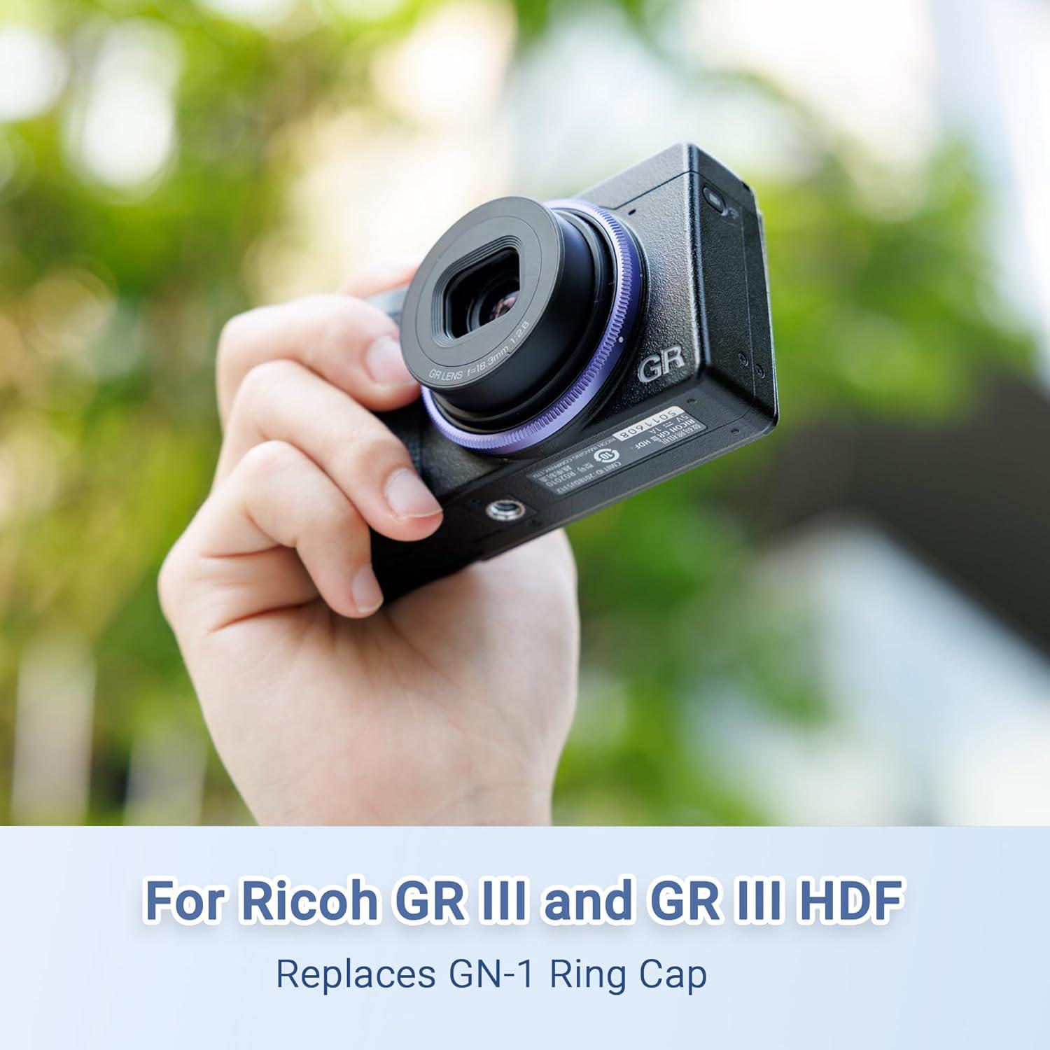 Anillo de Decoración de Lente JJC para Ricoh GR III - Púrpura